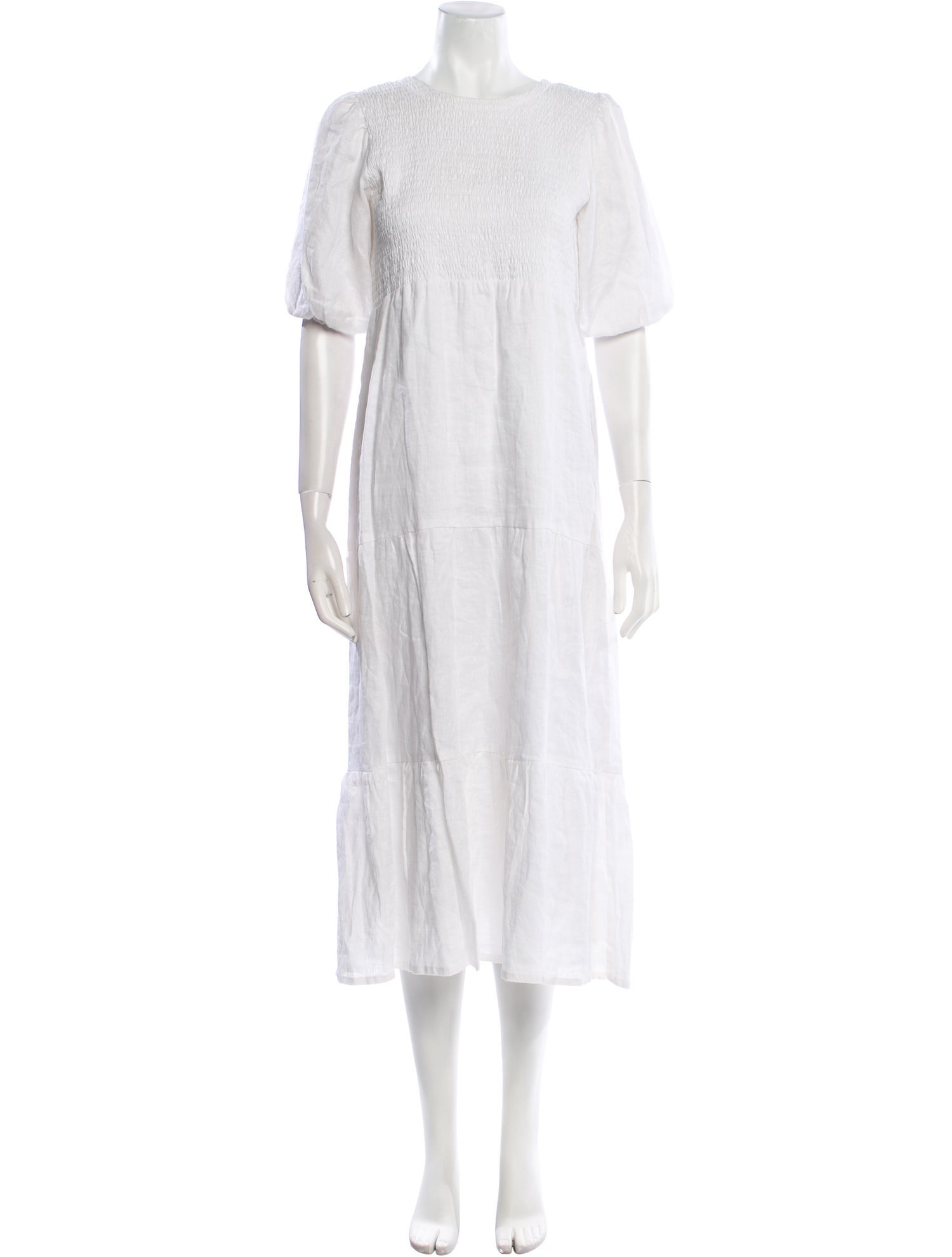 Faithfull The Brand Linen Long Dress