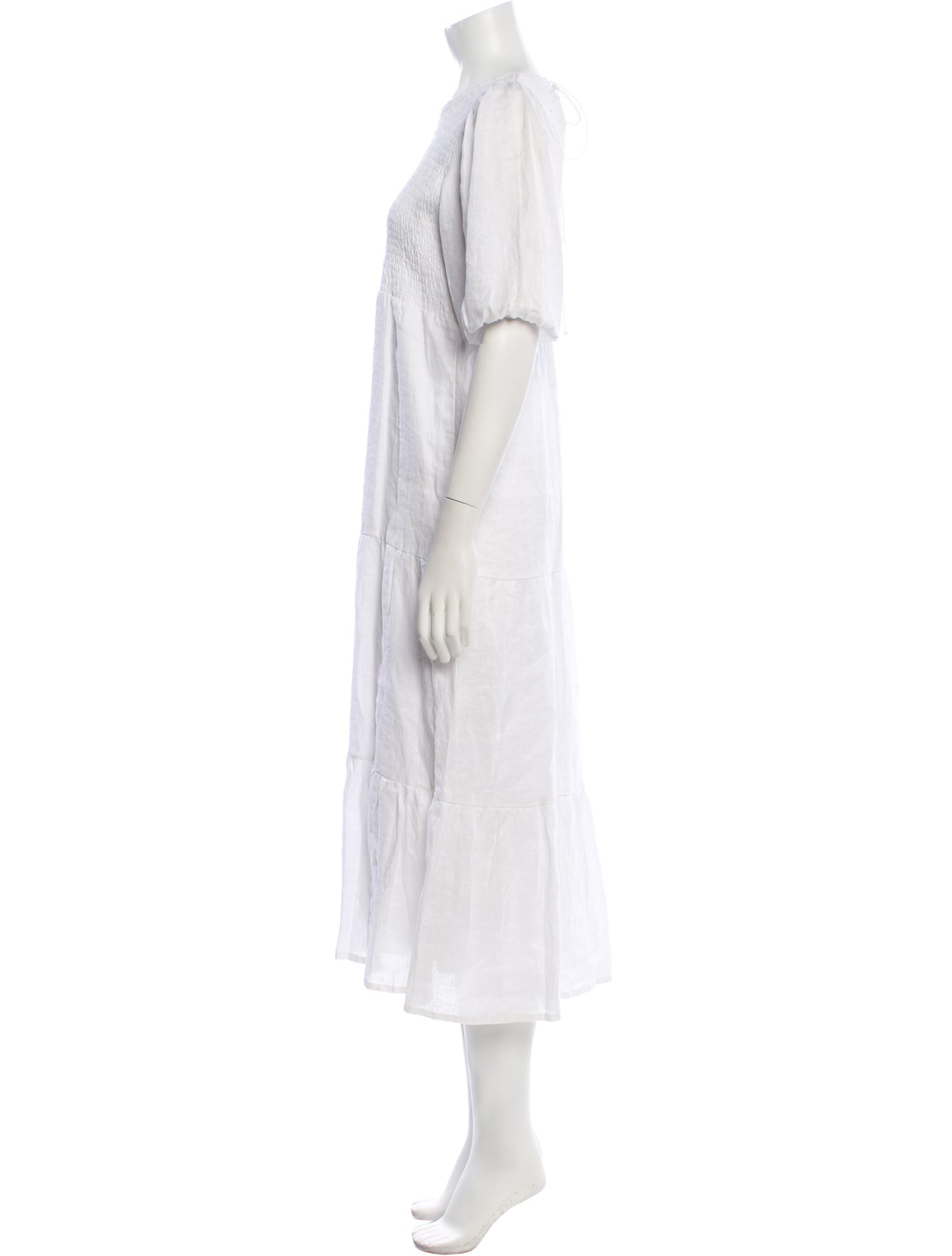 Faithfull The Brand Linen Long Dress