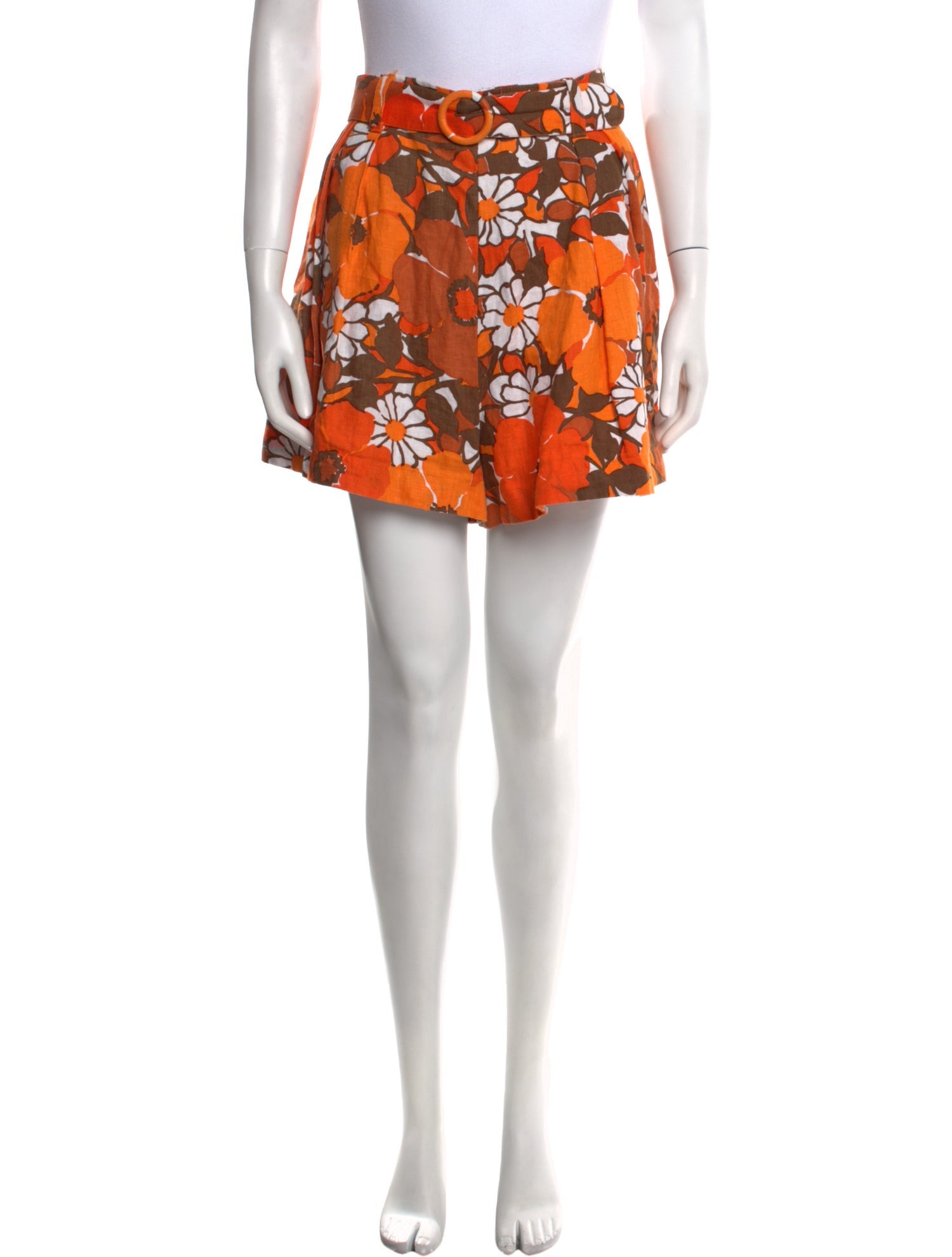 Faithfull The Brand Linen Mini Shorts