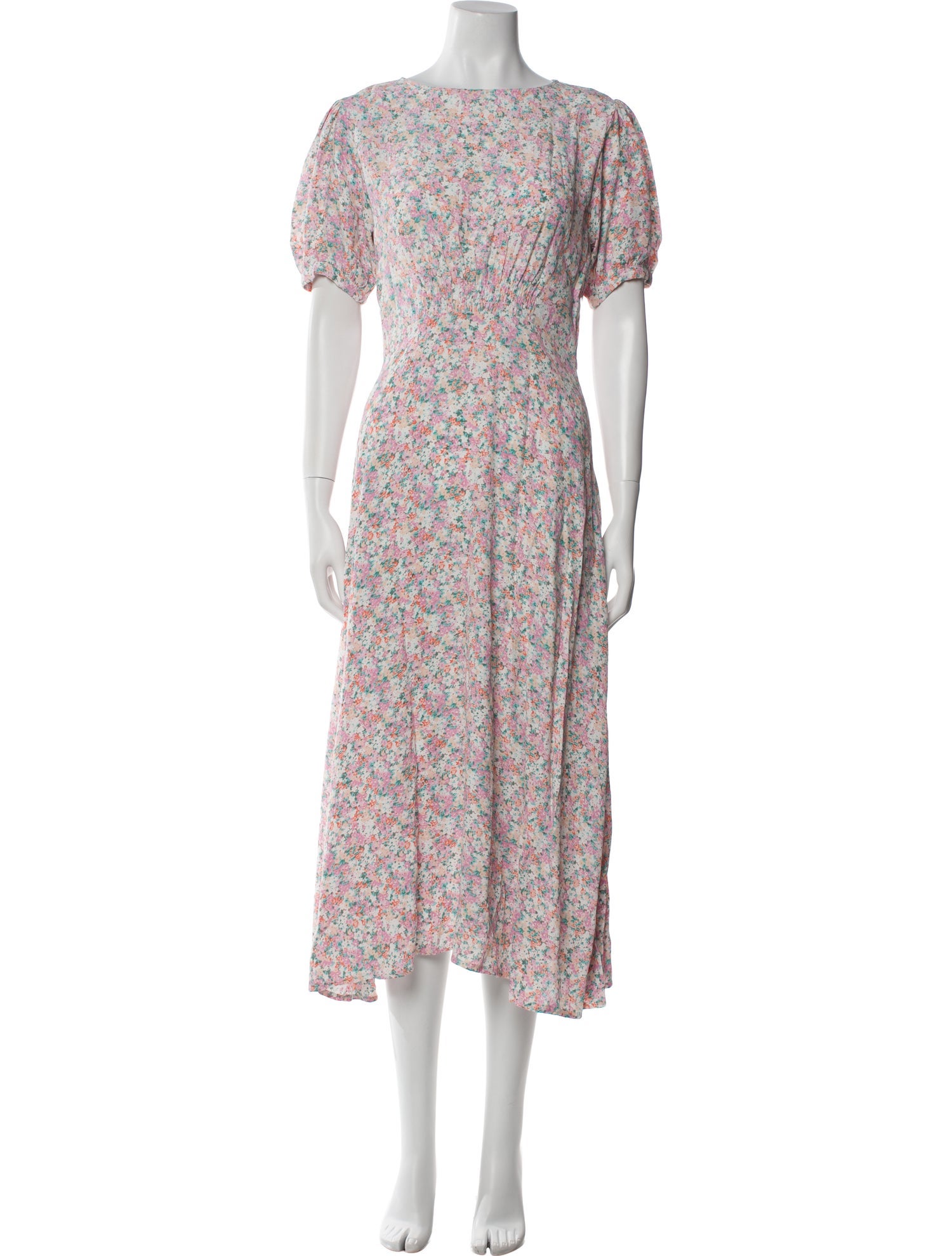 Faithfull The Brand Floral Print Long Dress