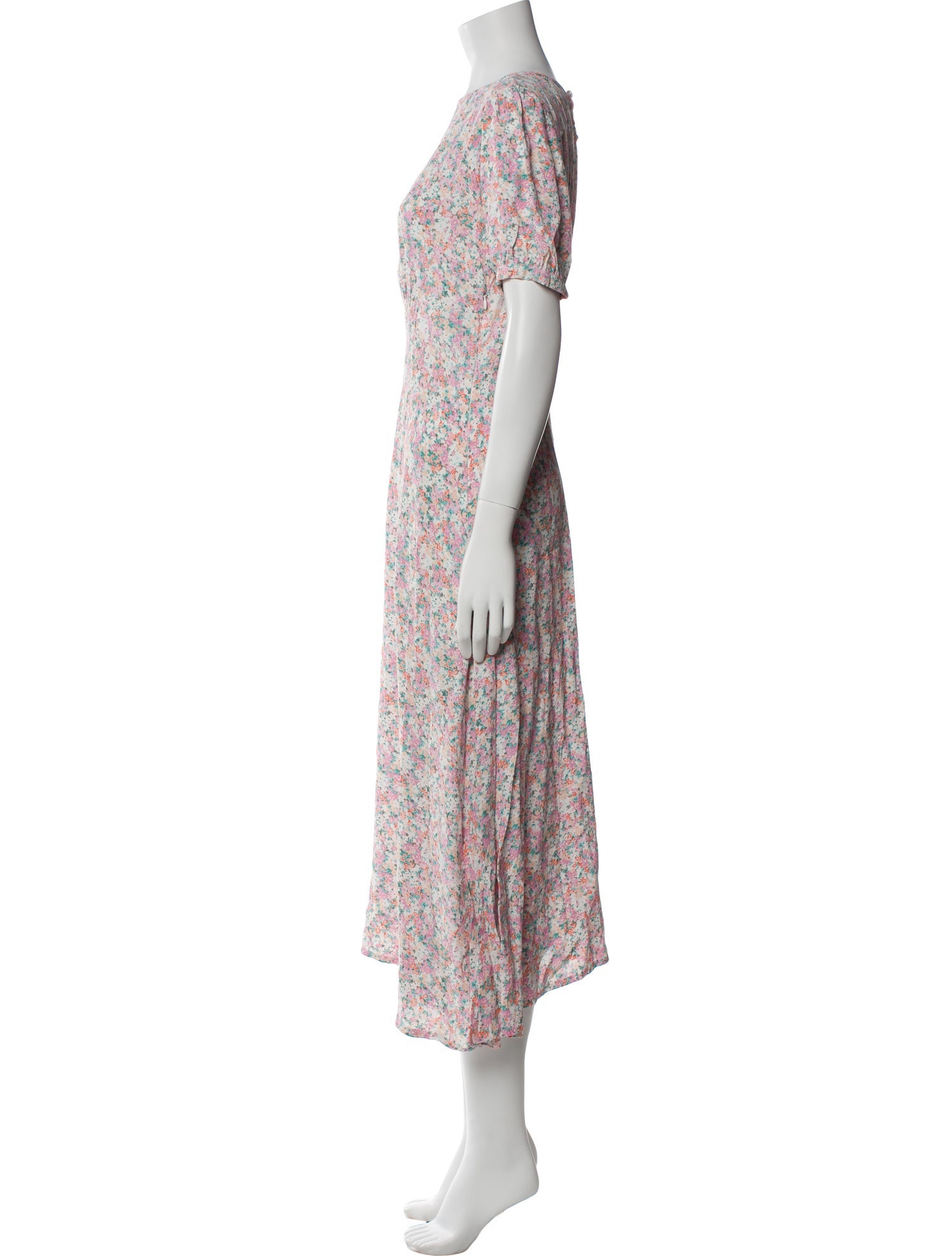 Faithfull The Brand Floral Print Long Dress