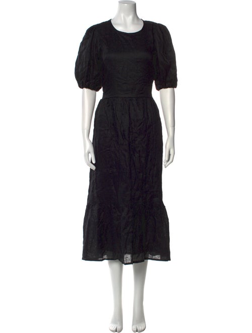 Faithfull The Brand Linen Midi Length Dress