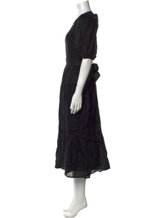 Faithfull The Brand Linen Midi Length Dress