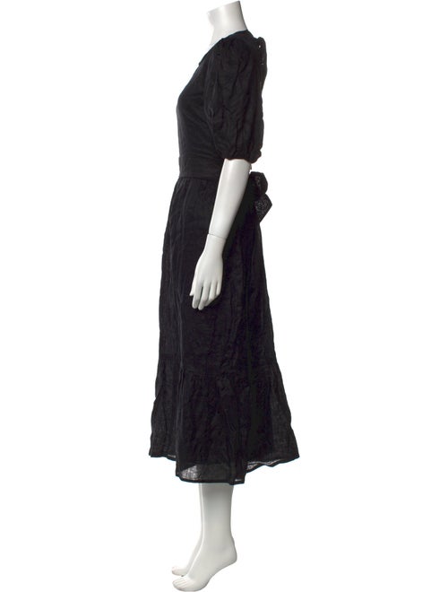 Faithfull The Brand Linen Midi Length Dress