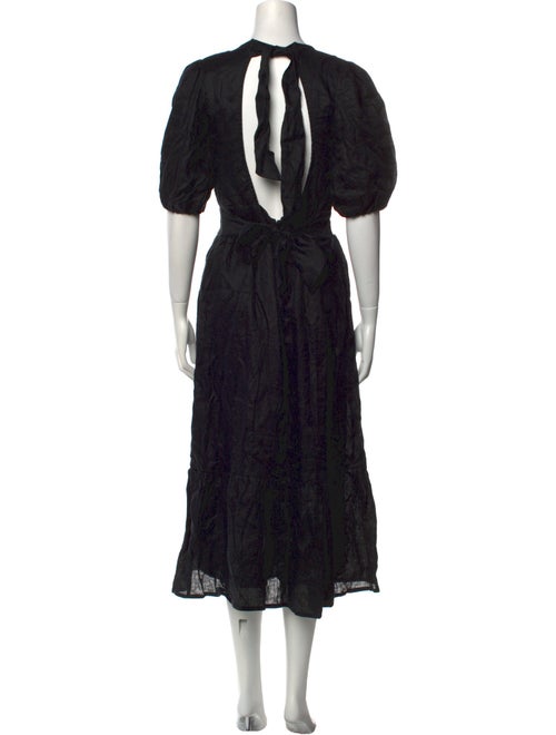 Faithfull The Brand Linen Midi Length Dress