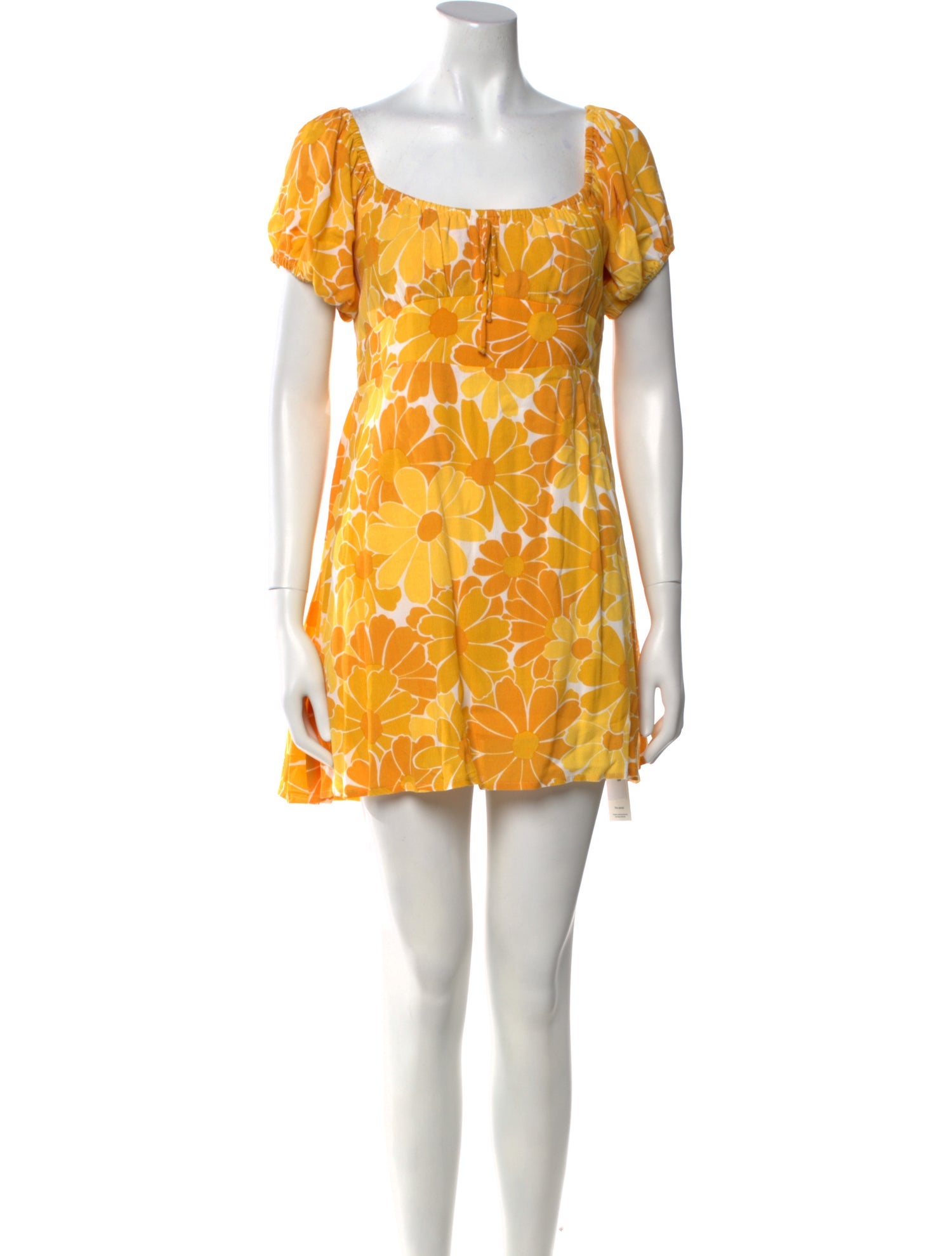 Faithfull The Brand Floral Print Mini Dress