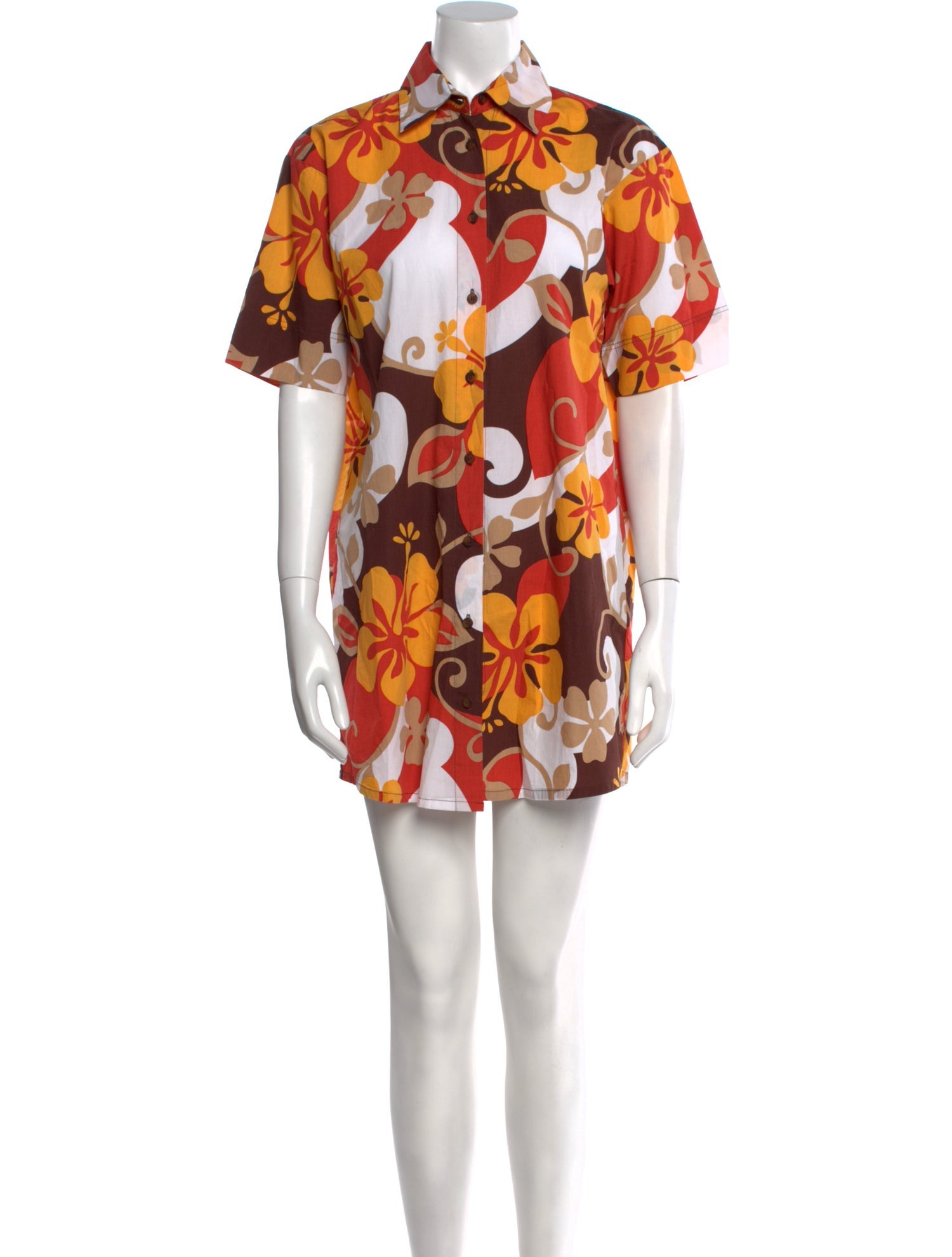 Faithfull The Brand Floral Print Mini Dress