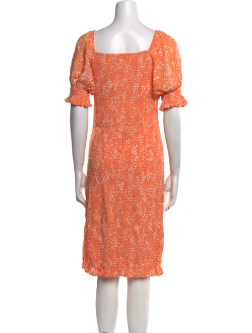 Faithfull The Brand Printed Knee-Length Dress