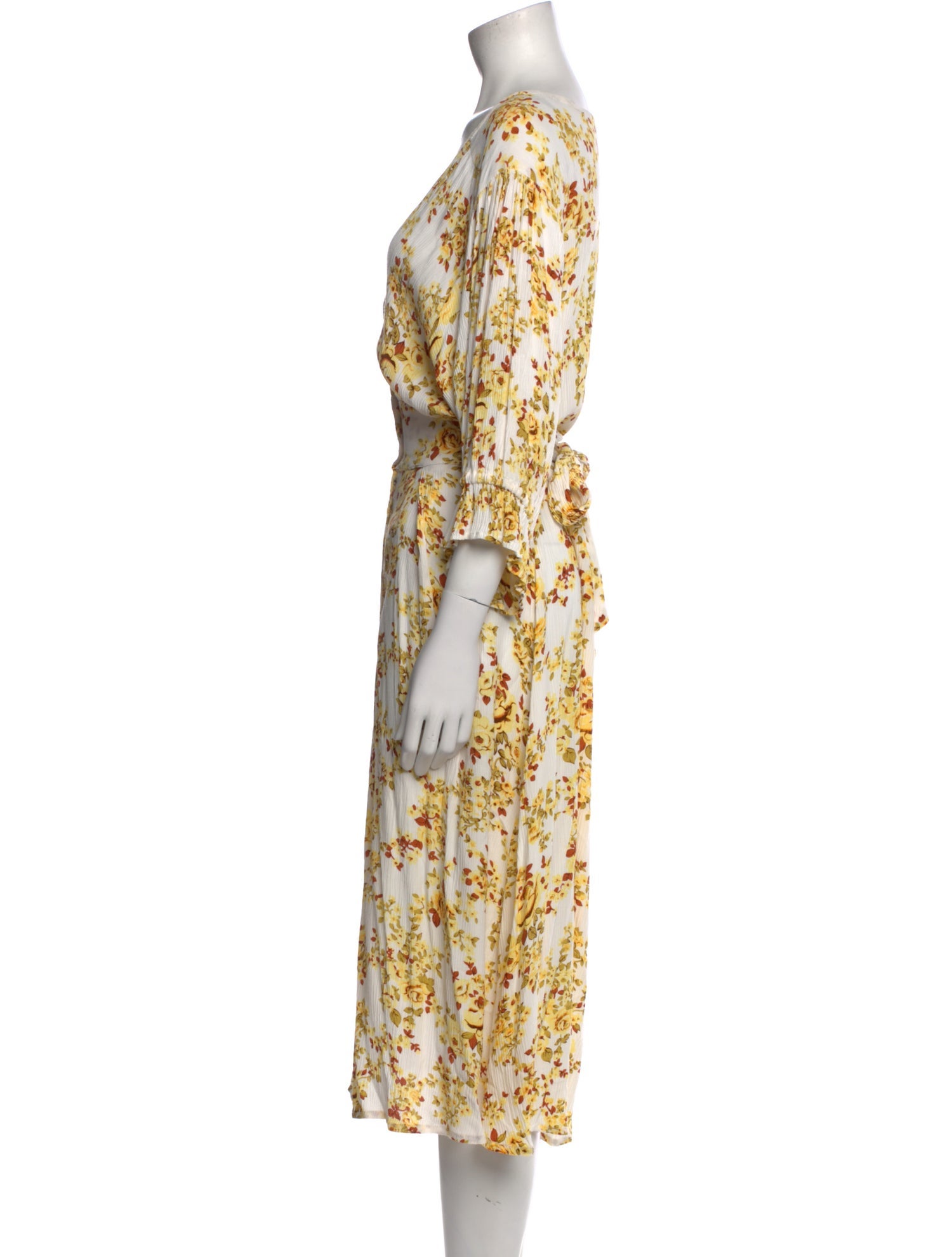 Faithfull The Brand Floral Print Long Dress
