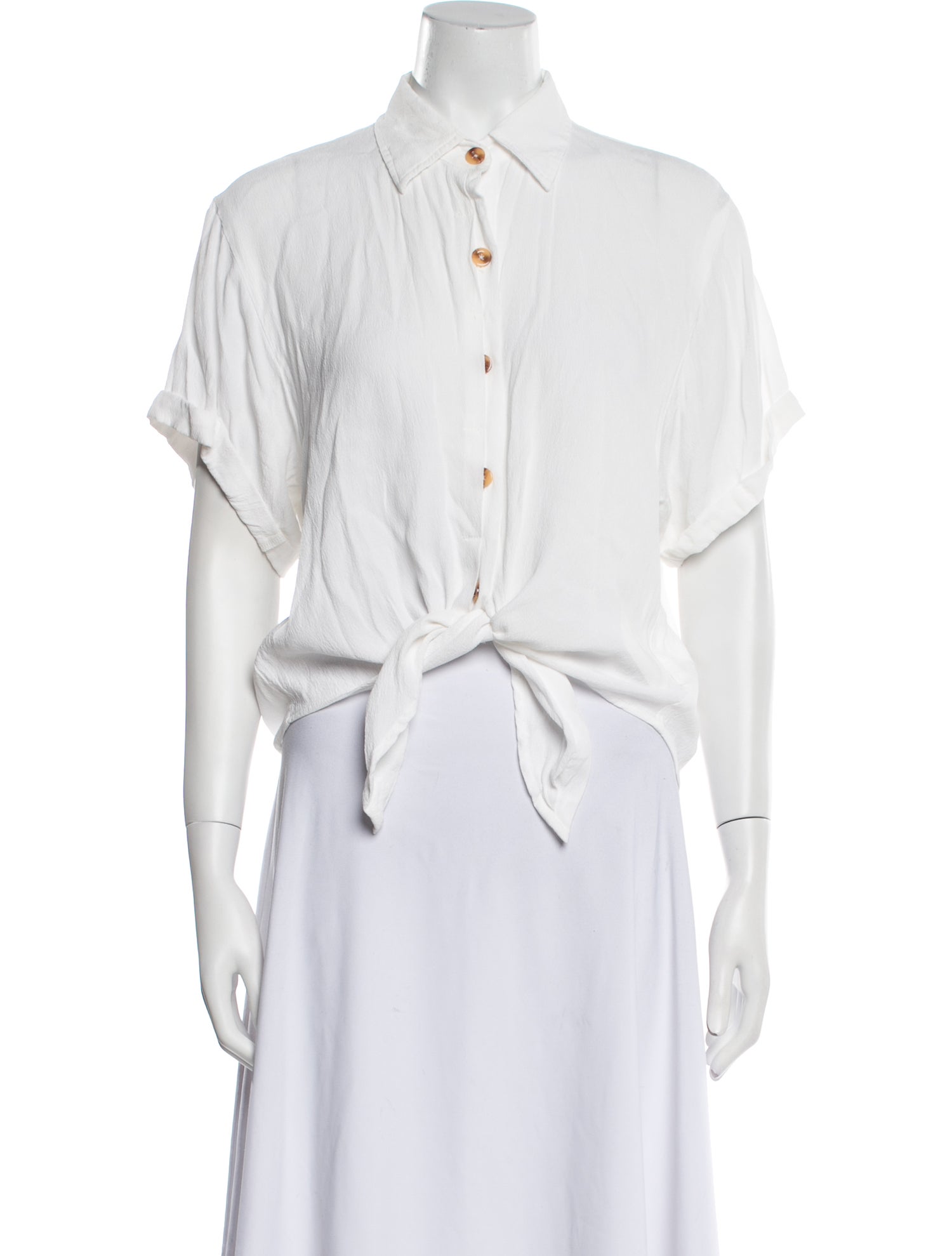 Faithfull The Brand Short Sleeve Crop Top