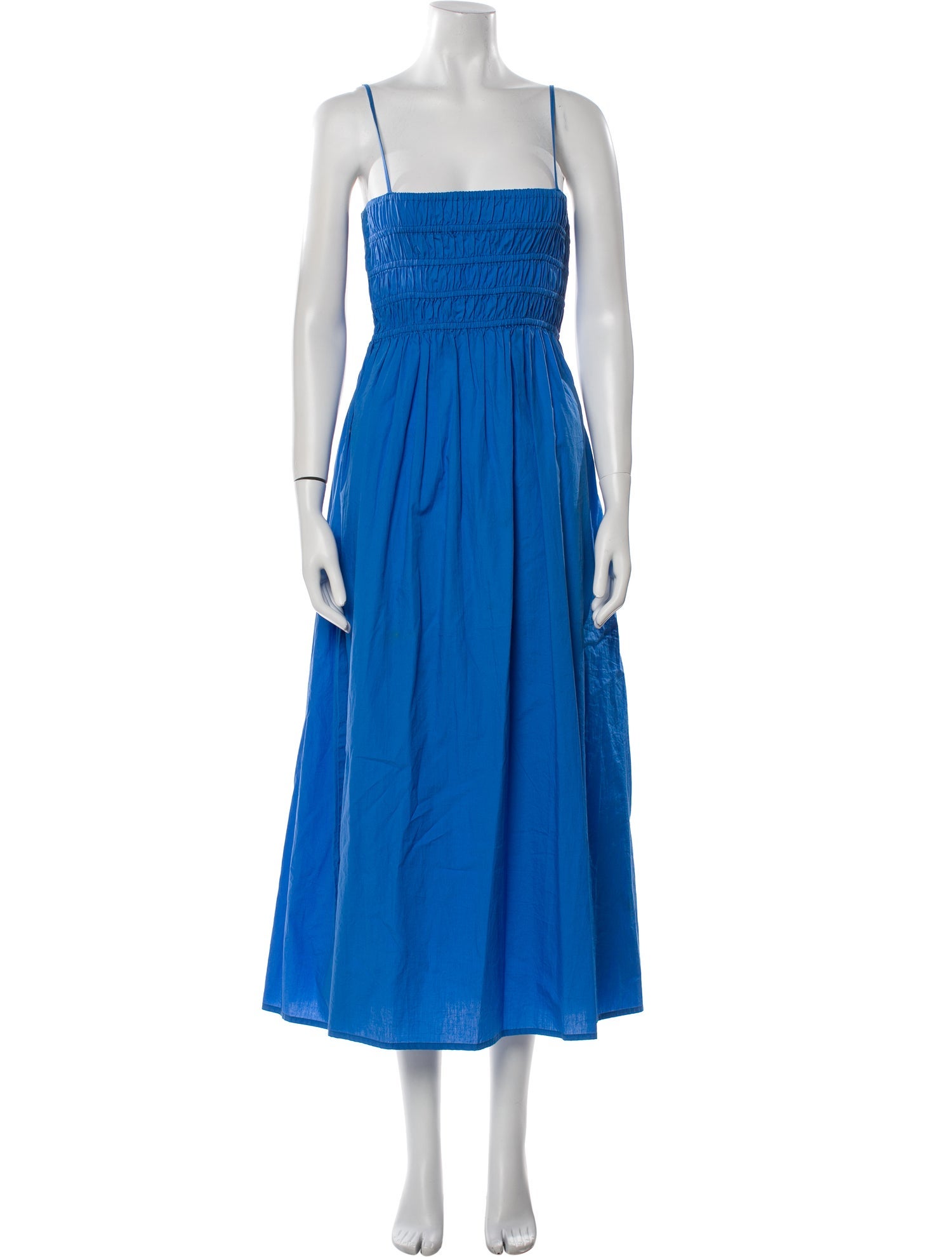 Faithfull The Brand Square Neckline Long Dress