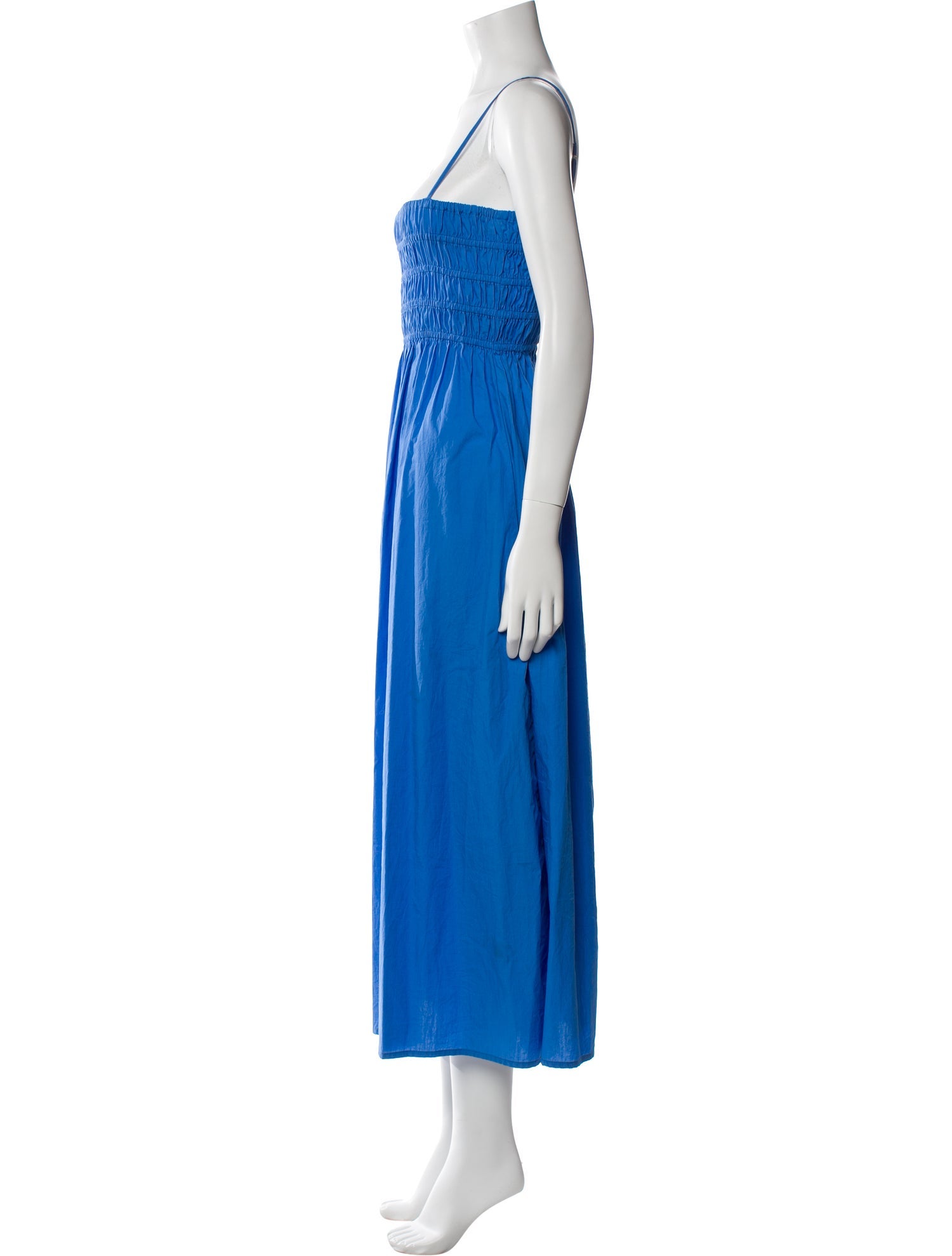 Faithfull The Brand Square Neckline Long Dress