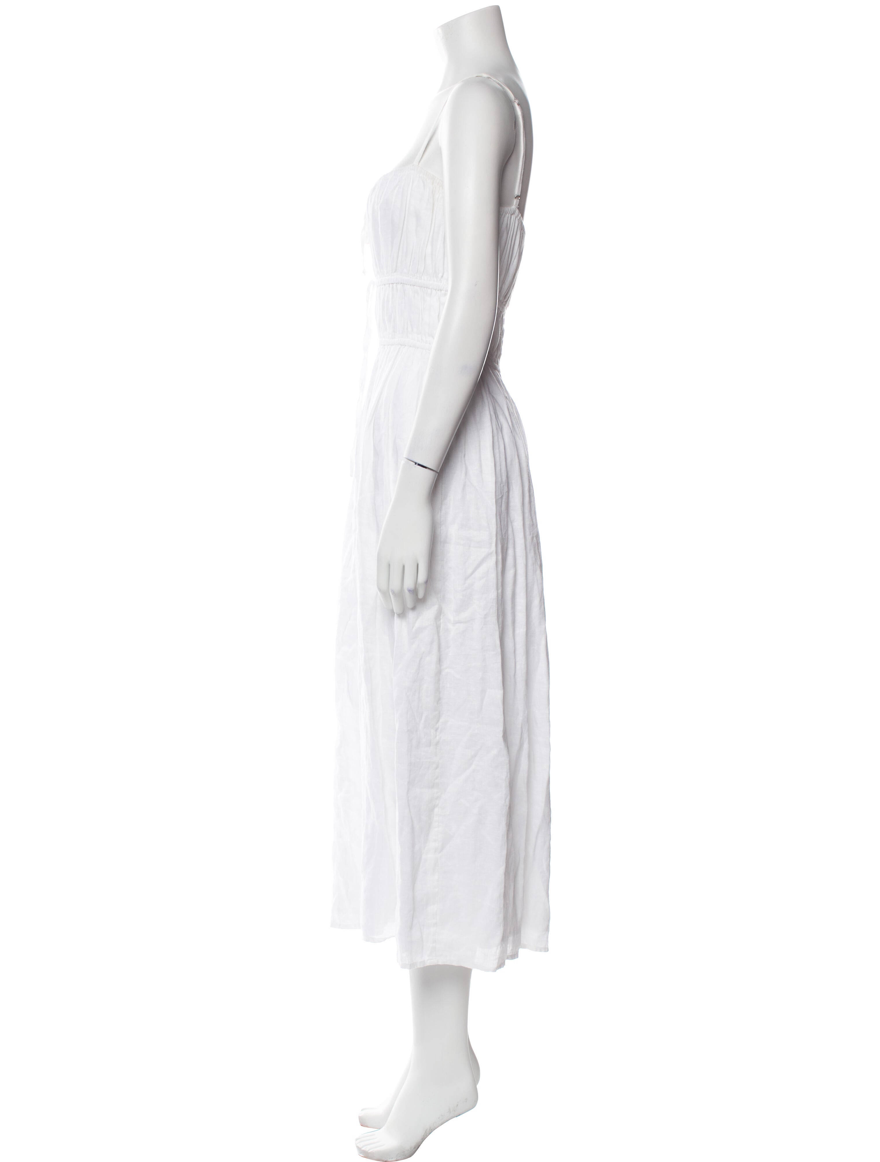 Faithfull The Brand Linen Long Dress