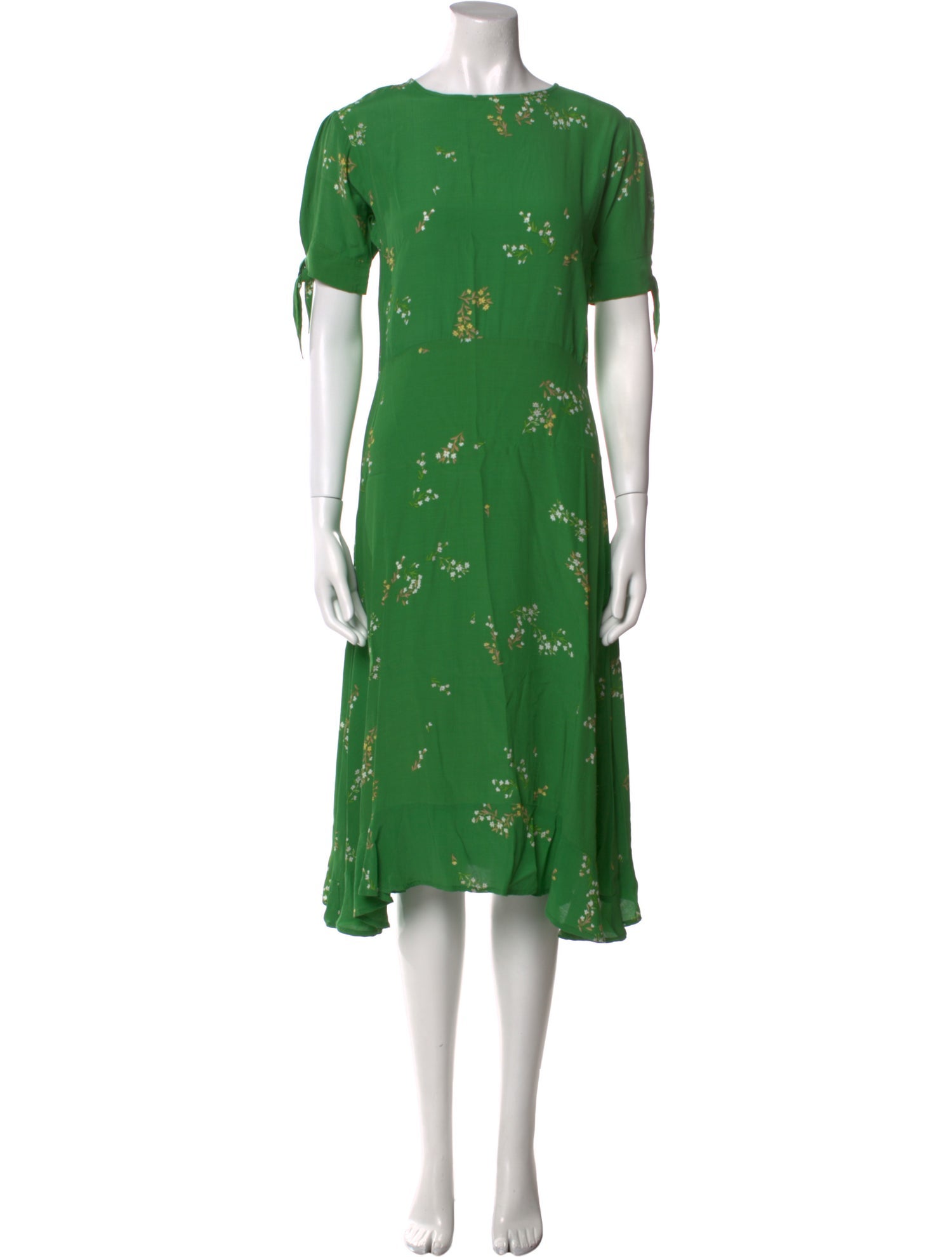 Faithfull The Brand Floral Print Midi Length Dress