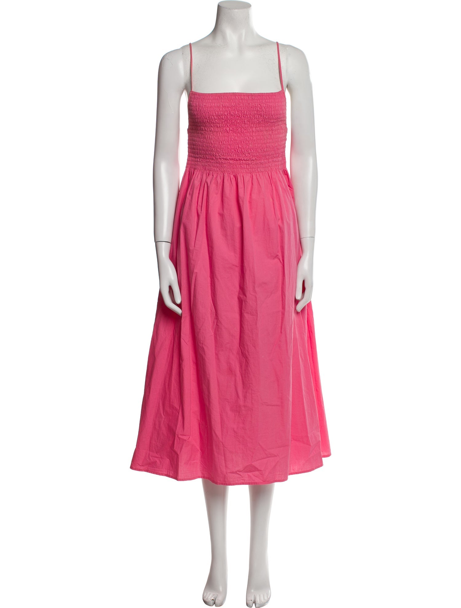 Faithfull The Brand Square Neckline Long Dress