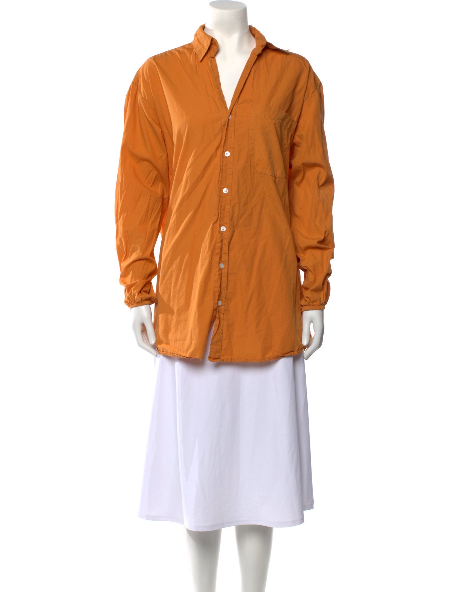 Faithfull The Brand Long Sleeve Button-Up Top