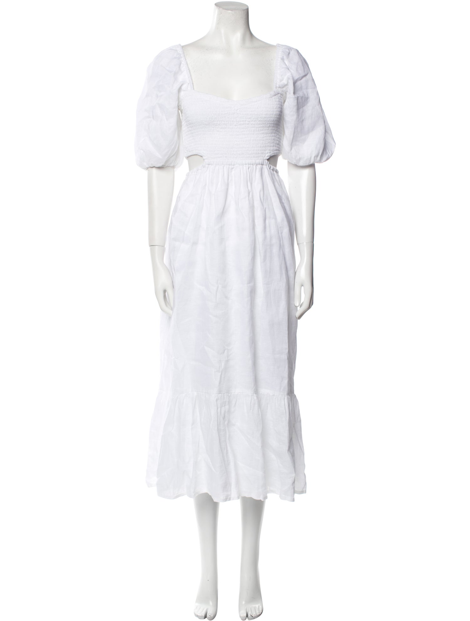 Faithfull The Brand Linen Long Dress