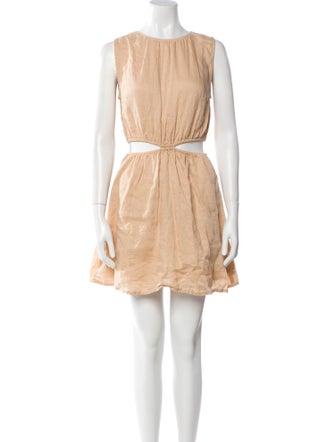 Faithfull The Brand Bateau Neckline Mini Dress