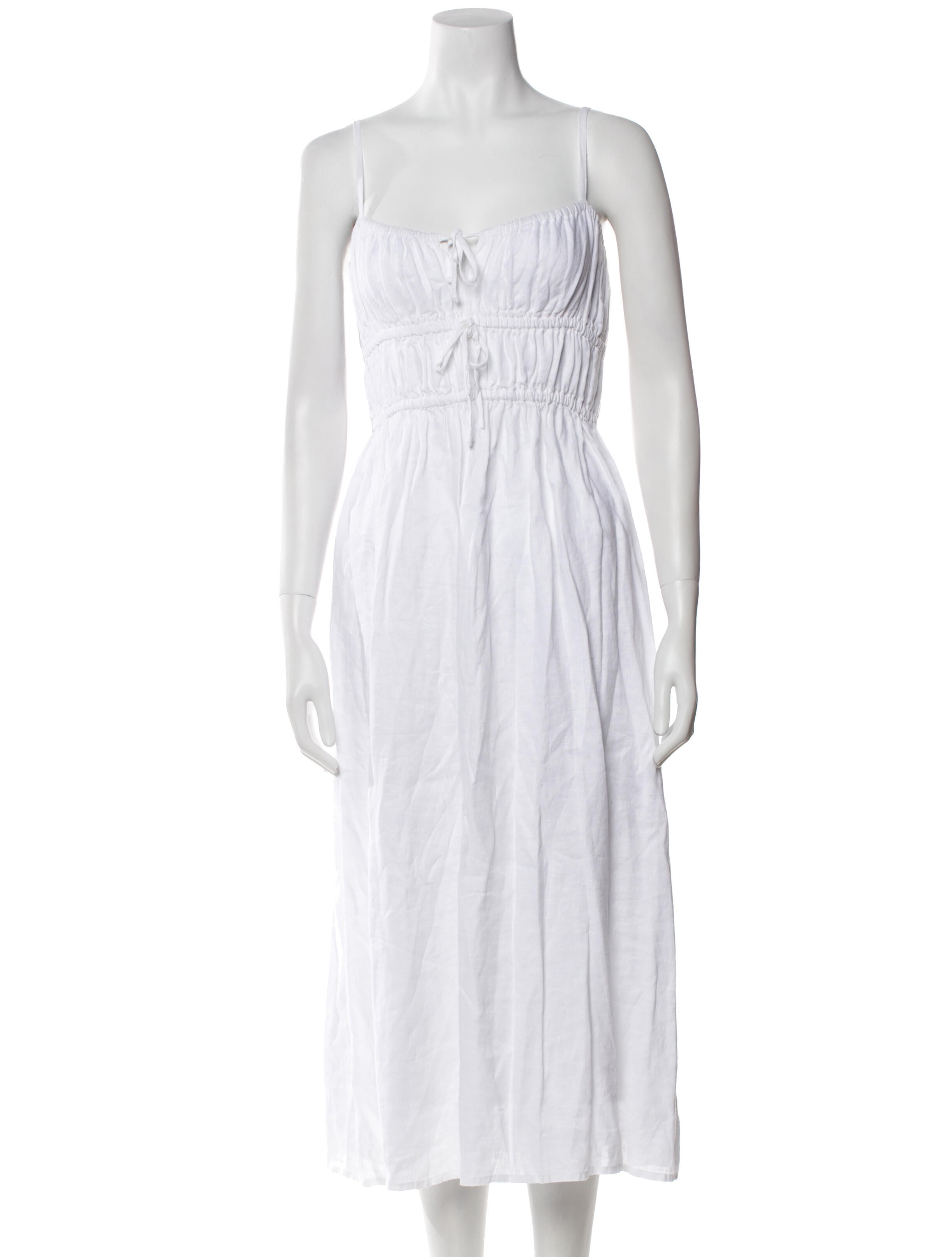 Faithfull The Brand Linen Long Dress