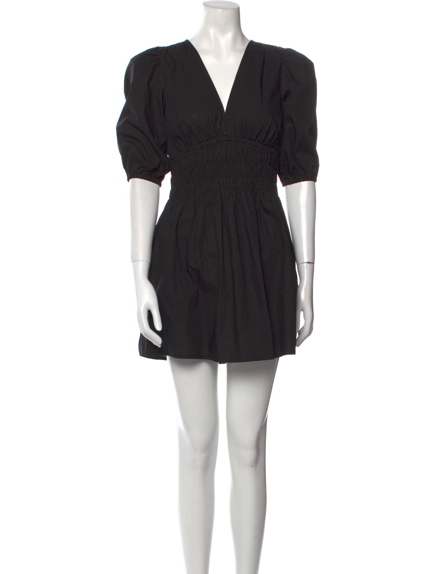 Faithfull The Brand V-Neck Mini Dress