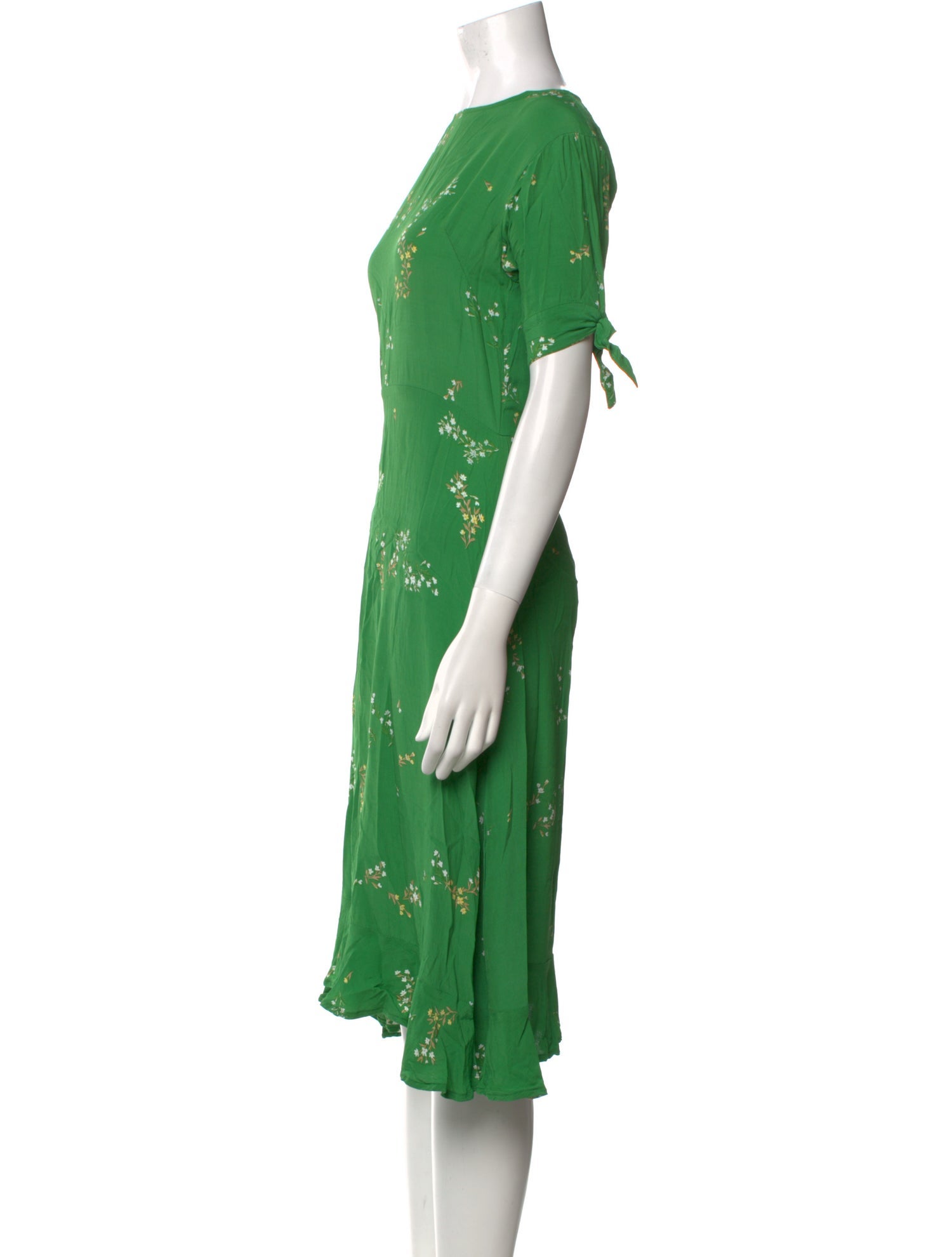 Faithfull The Brand Floral Print Midi Length Dress