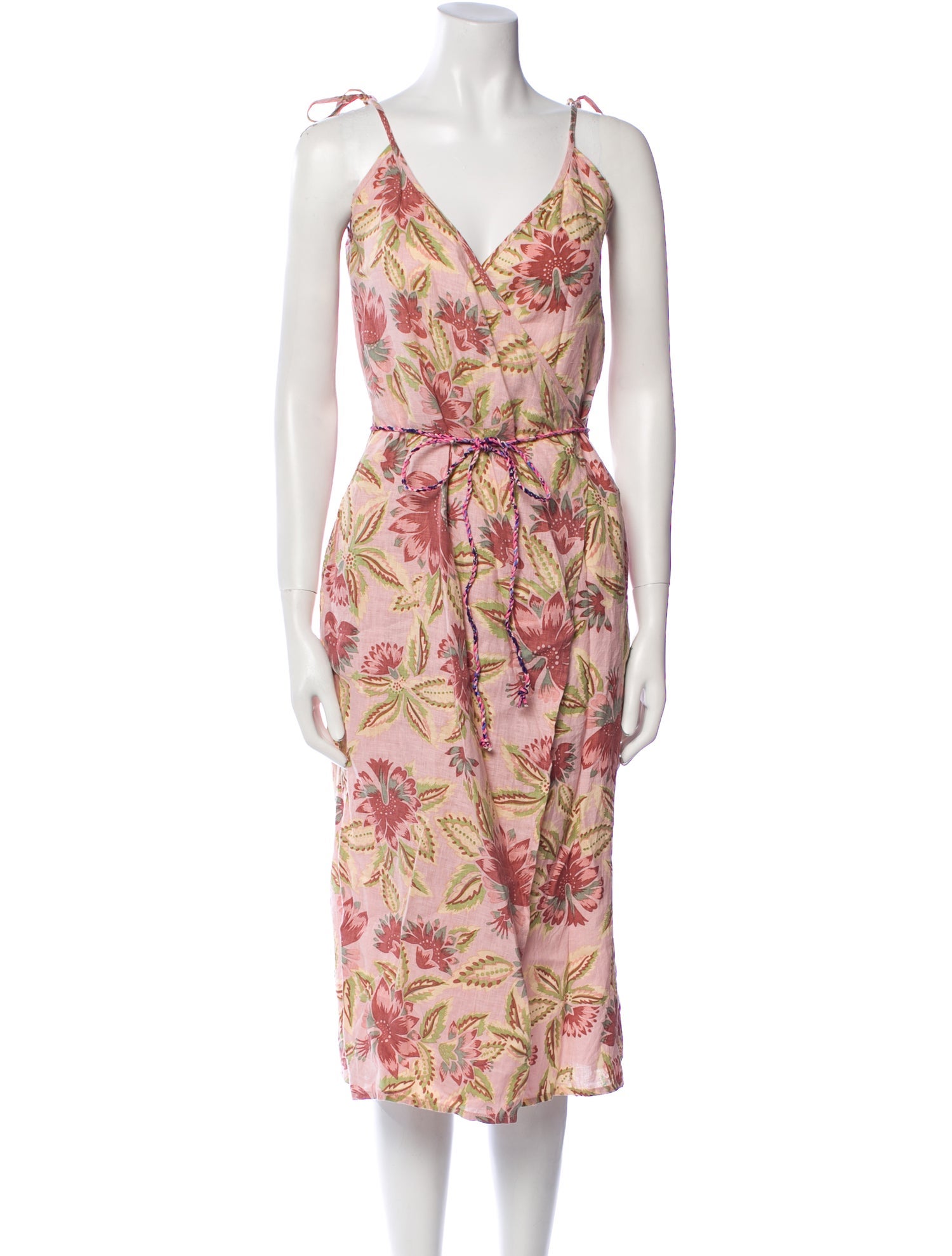 Faithfull The Brand Linen Midi Length Dress