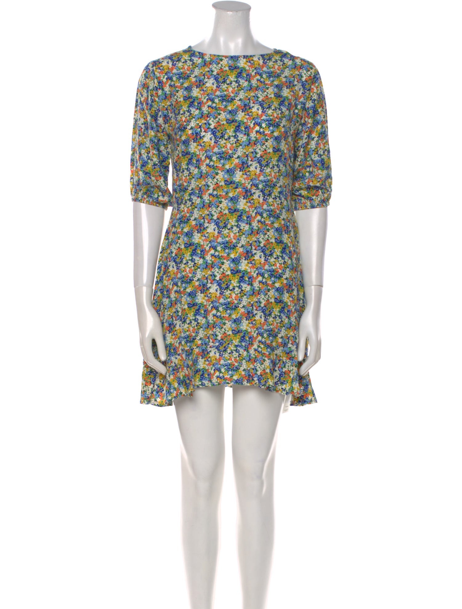 Faithfull The Brand Floral Print Mini Dress