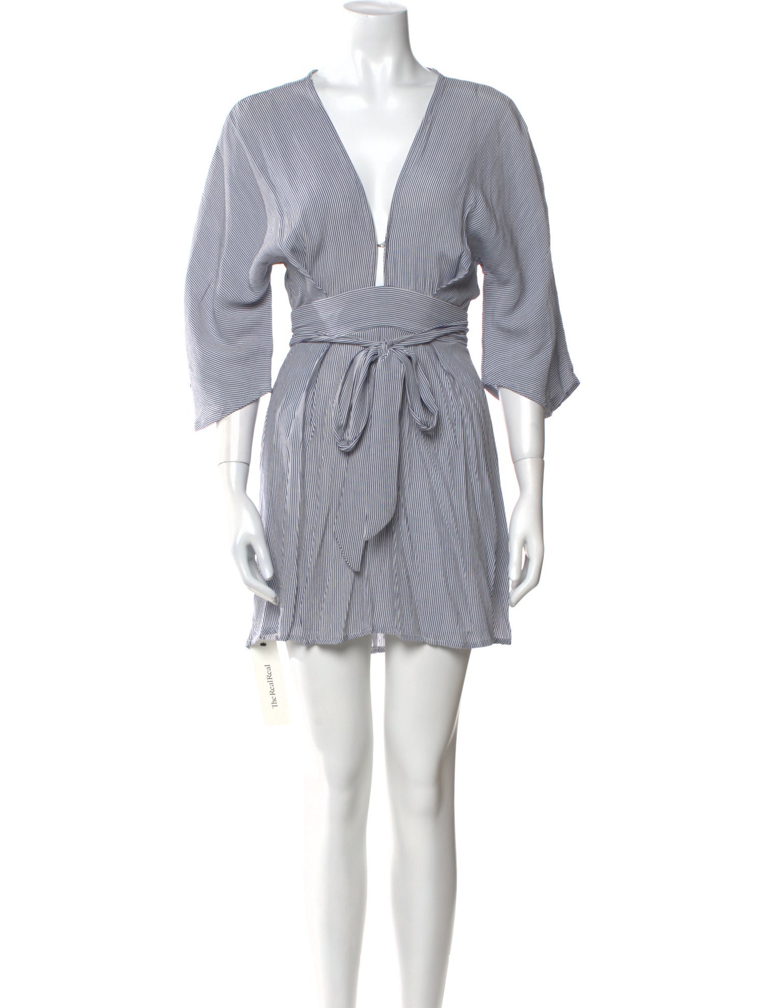 Faithfull The Brand Striped Mini Dress