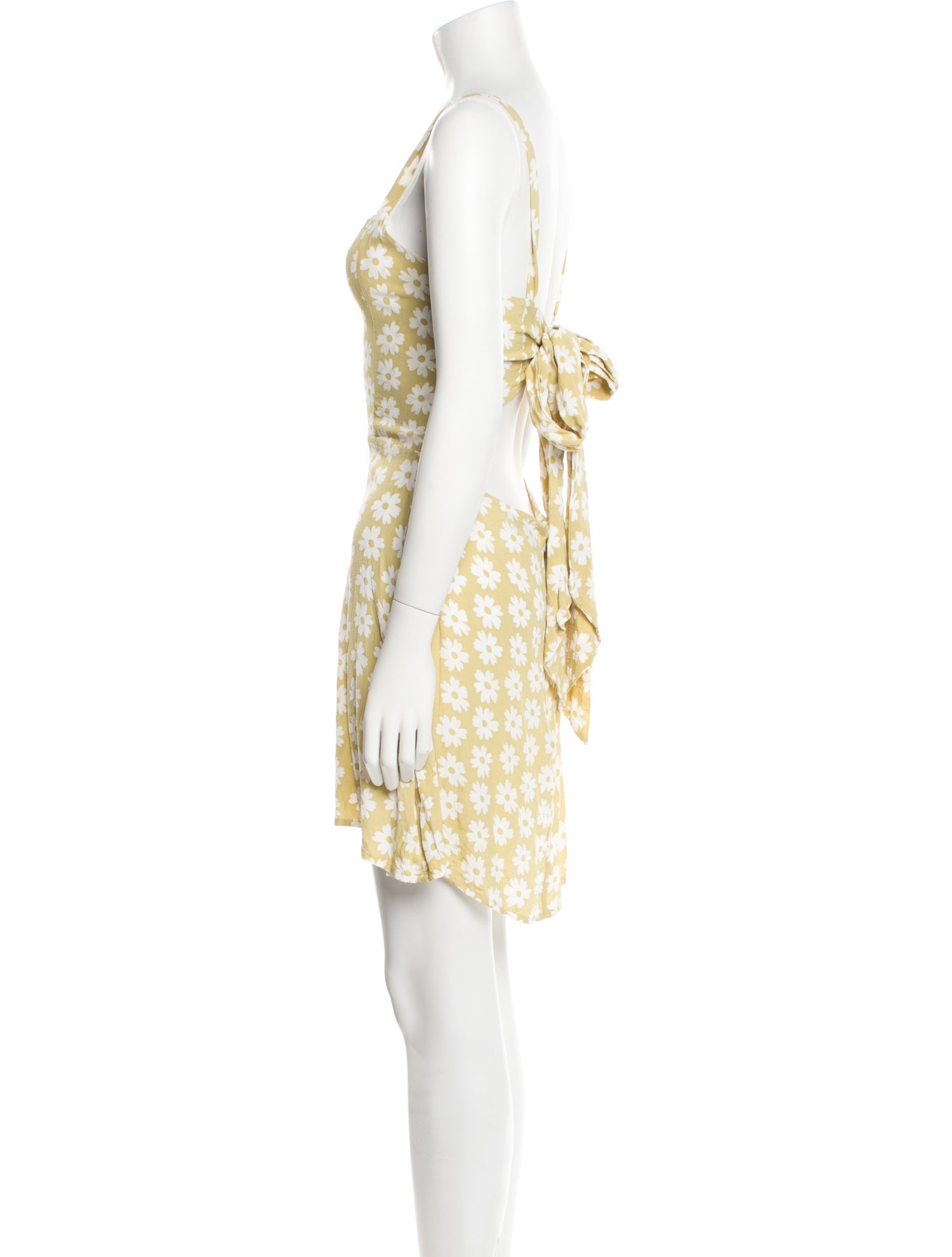 Faithfull The Brand Floral Print Mini Dress