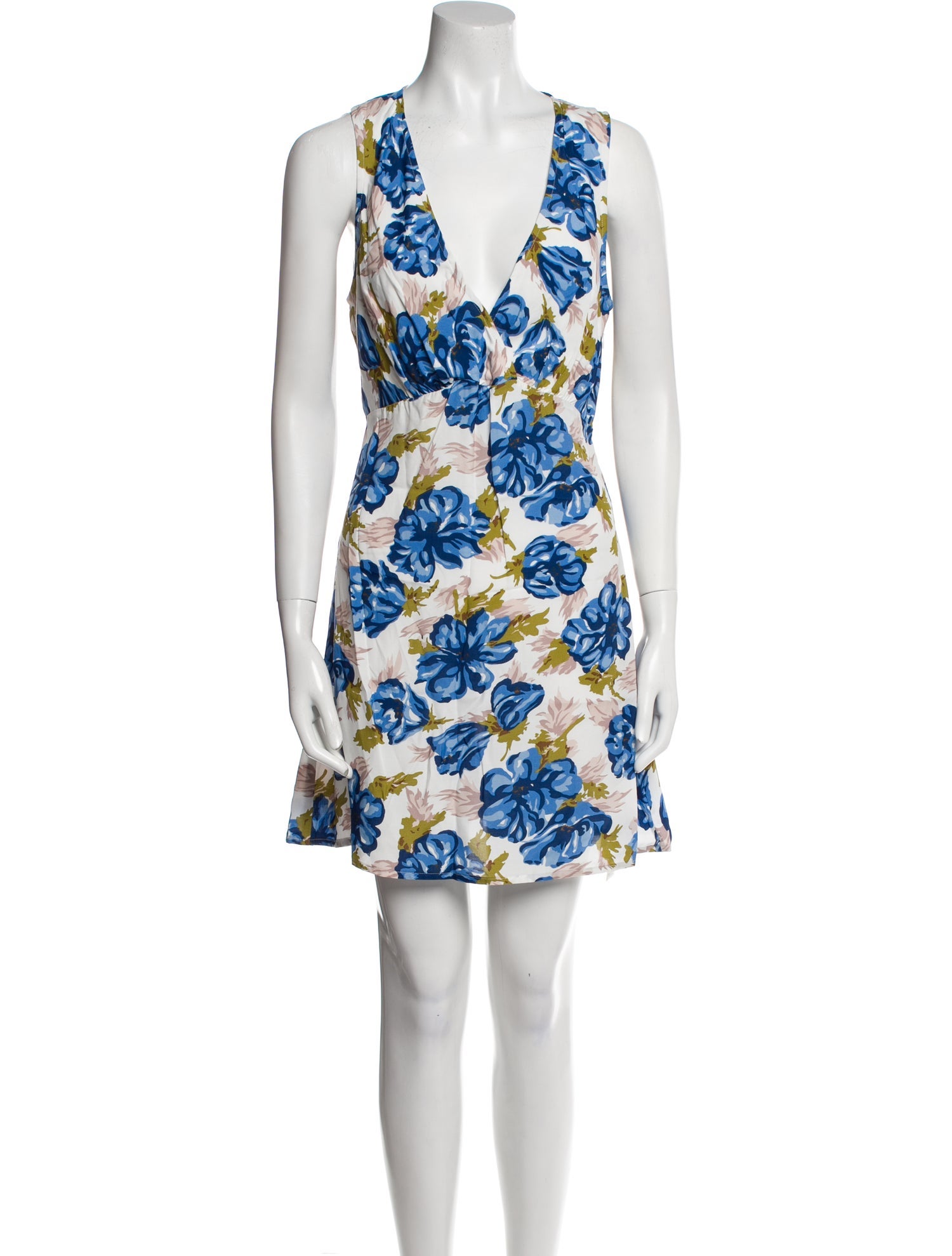 Faithfull The Brand Floral Print Mini Dress
