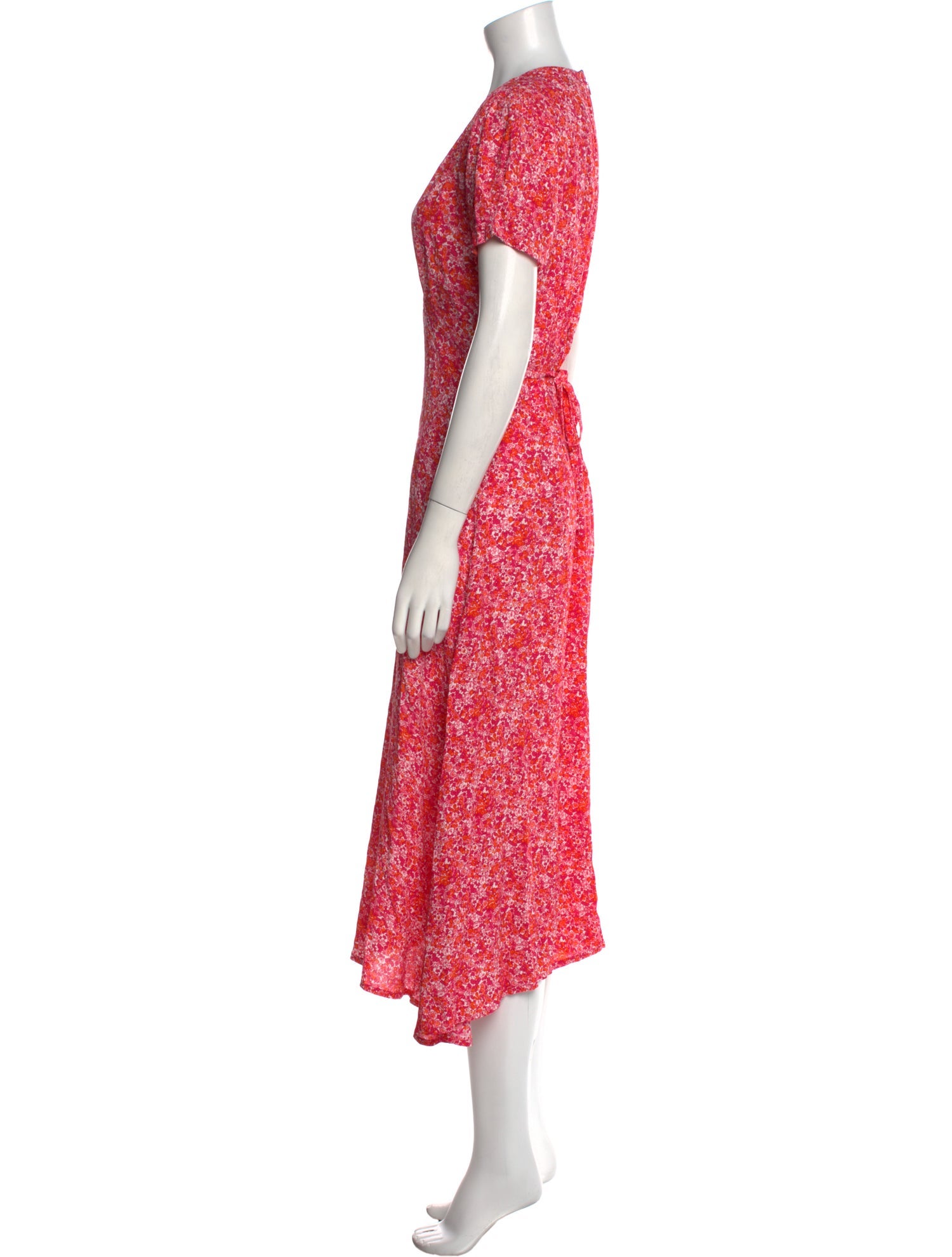 Faithfull The Brand Floral Print Midi Length Dress w/ Tags