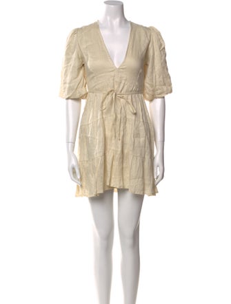Faithfull The Brand Linen Mini Dress