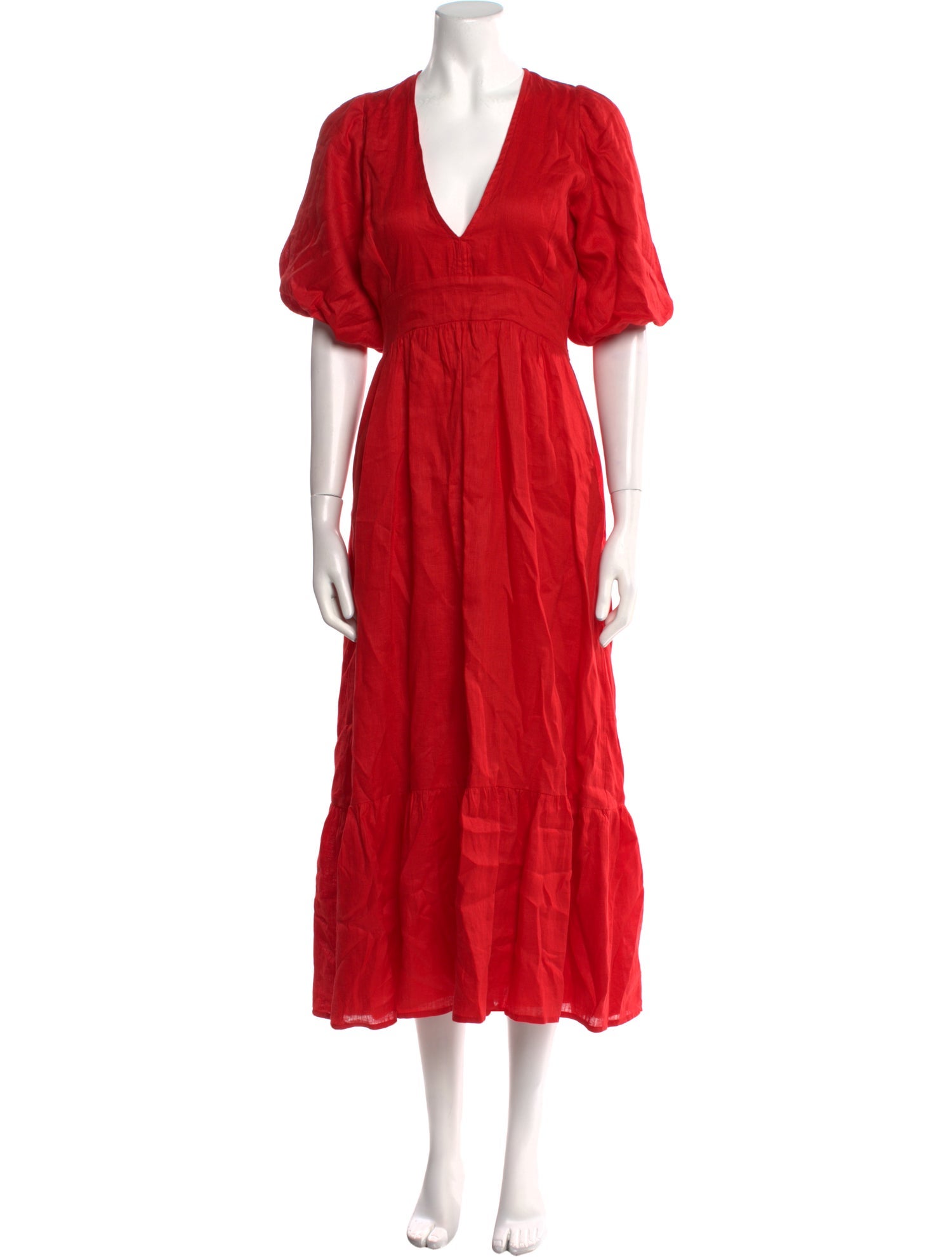 Faithfull The Brand Linen Long Dress