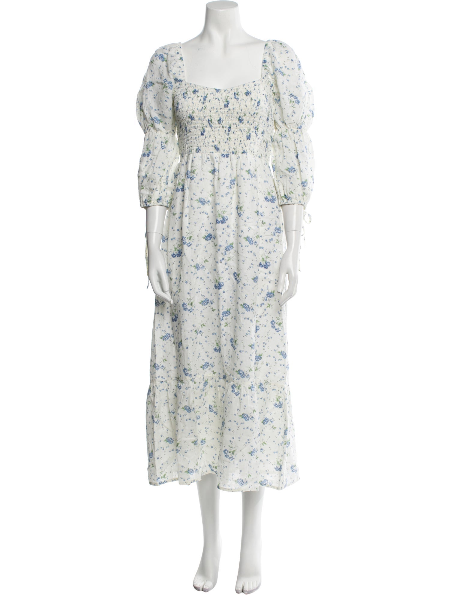 Faithfull The Brand Linen Long Dress