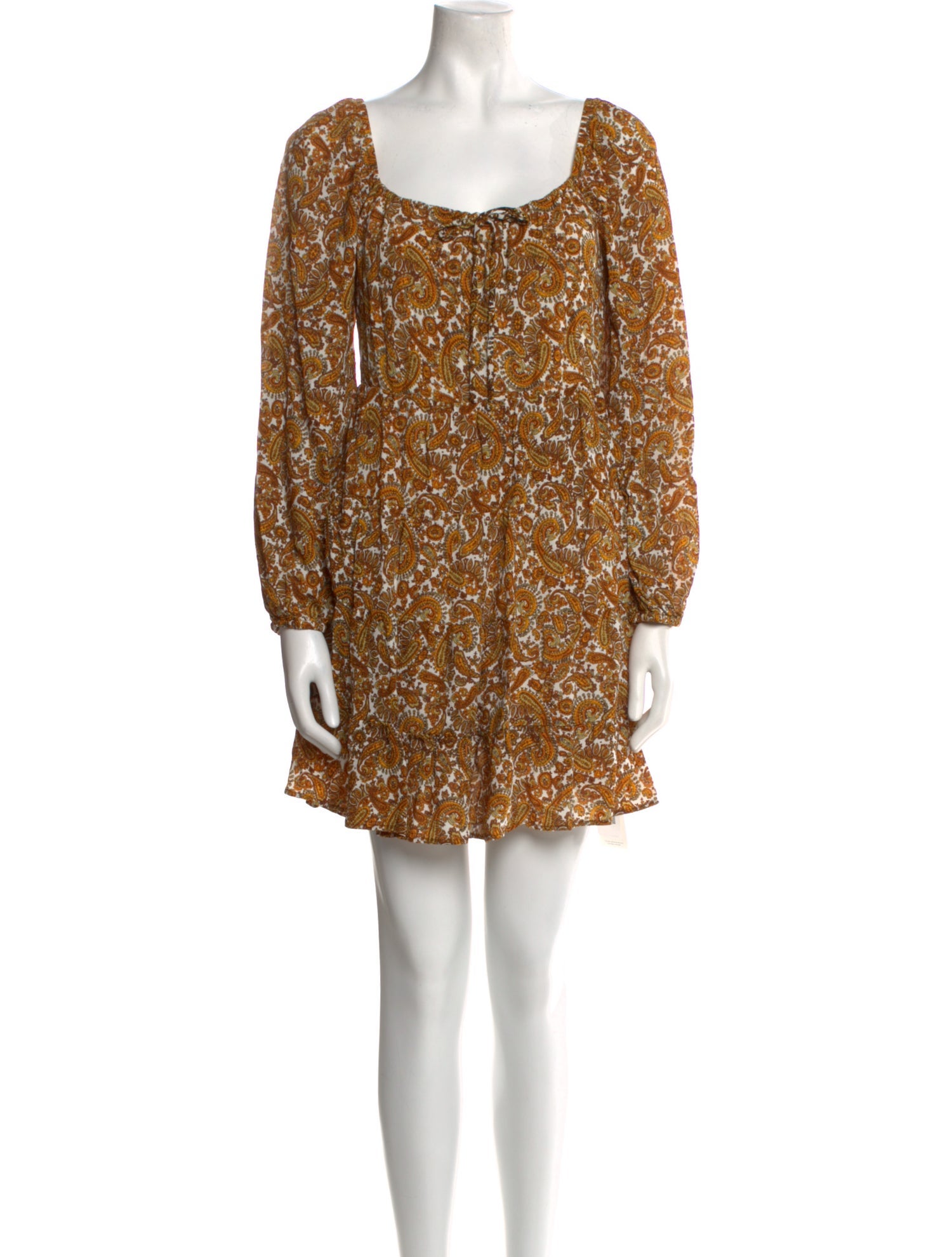 Faithfull The Brand Floral Print Mini Dress