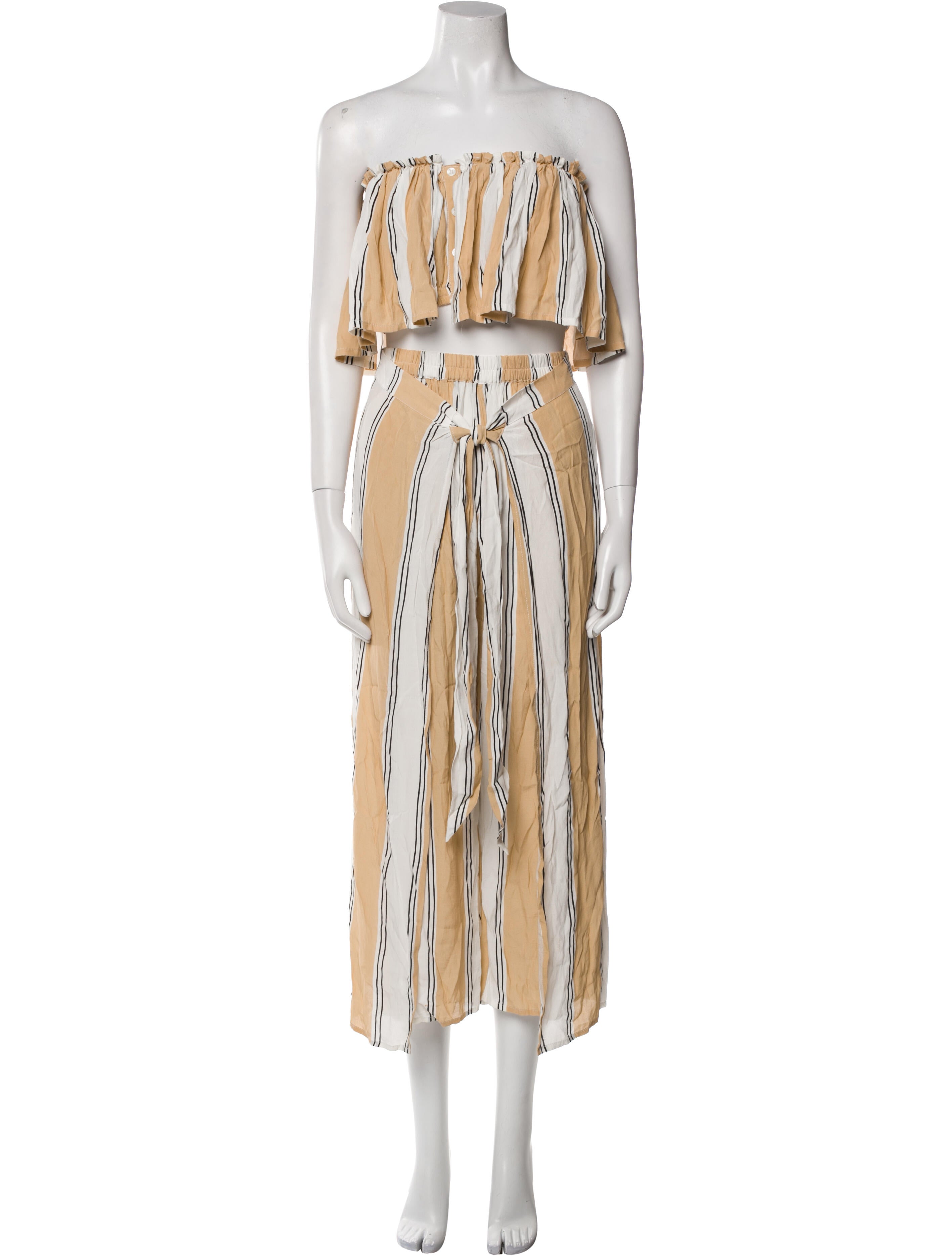 Faithfull The Brand Striped Pant Set