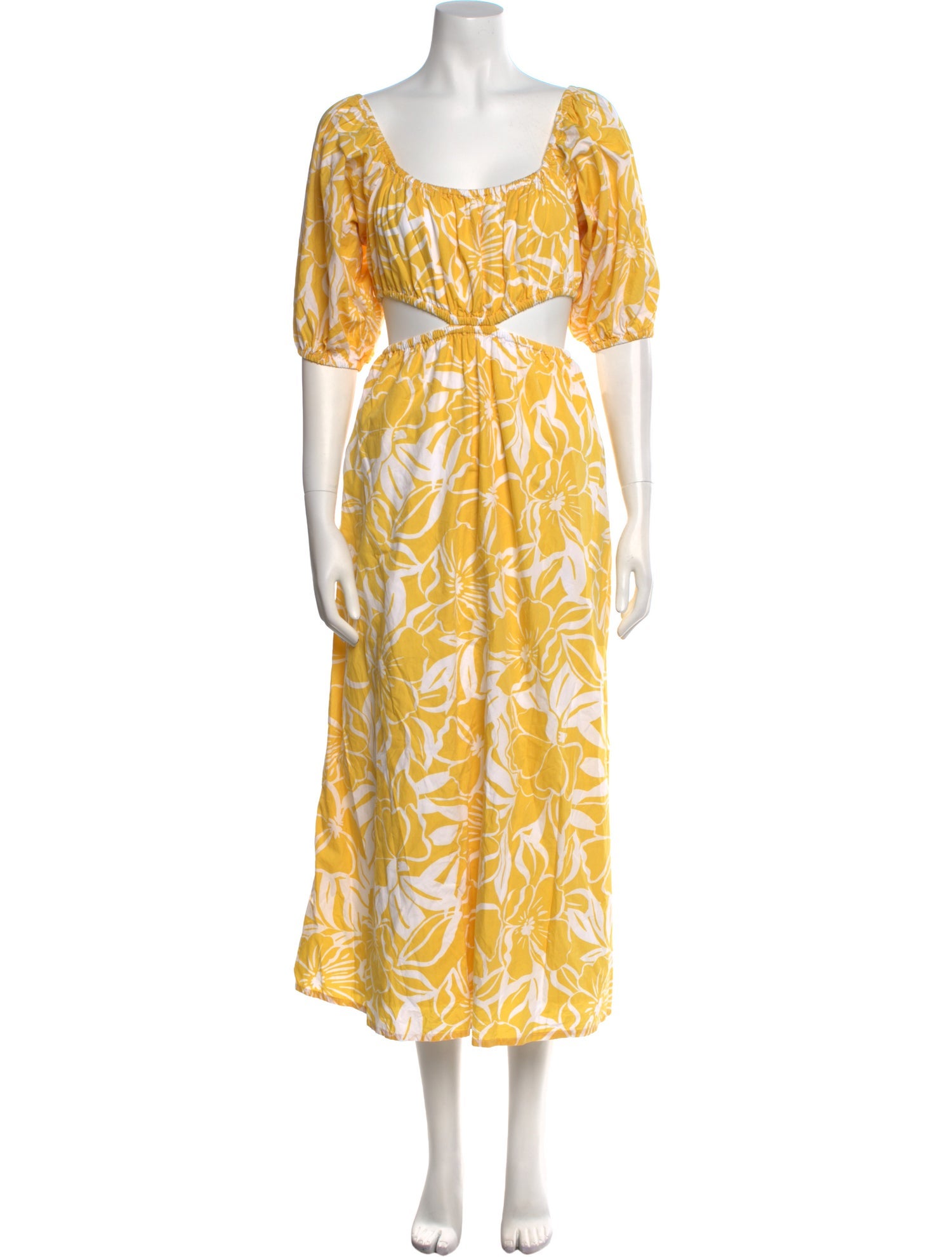 Faithfull The Brand Floral Print Long Dress