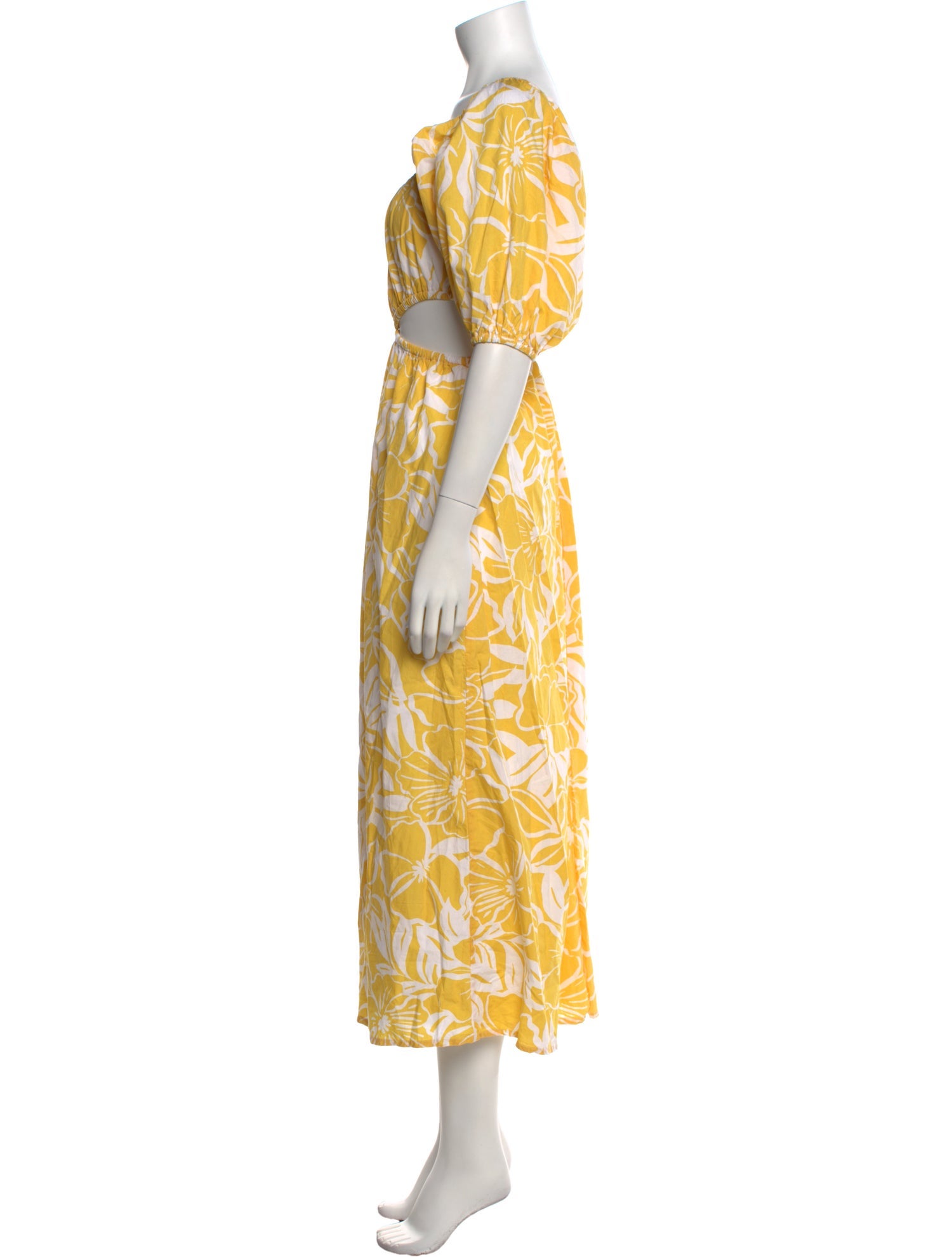 Faithfull The Brand Floral Print Long Dress