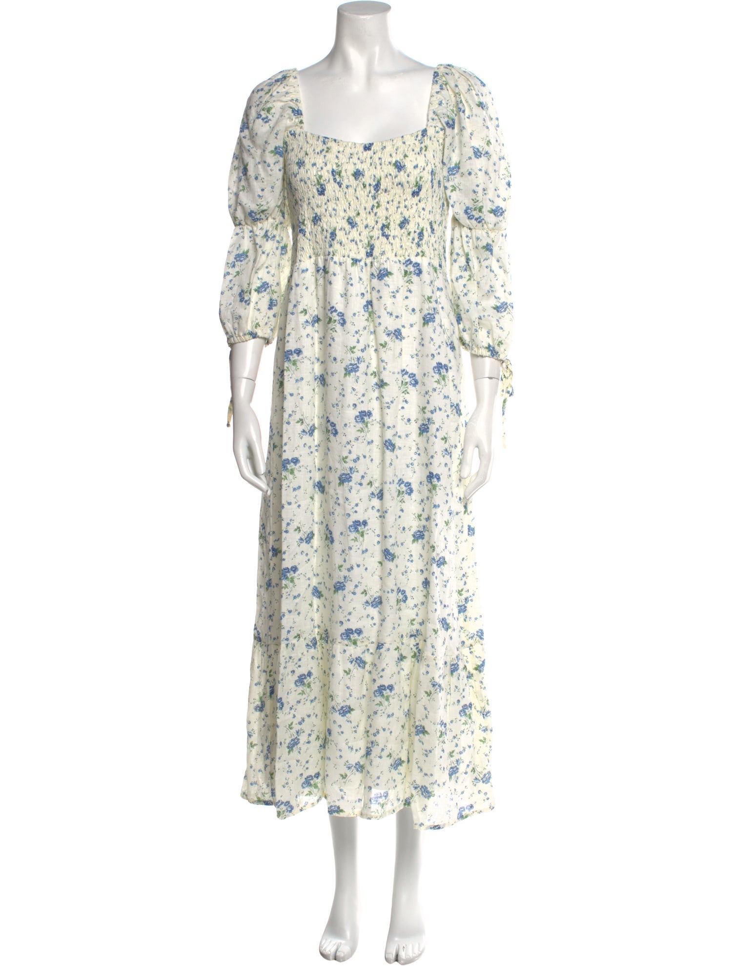 Faithfull The Brand Linen Long Dress