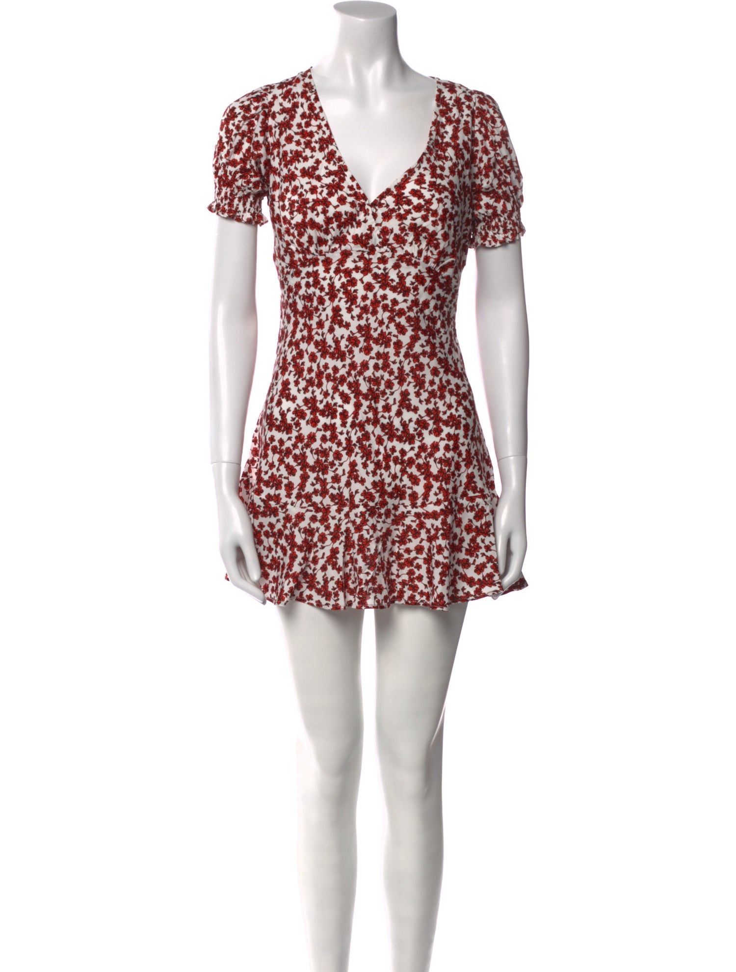Faithfull The Brand Floral Print Mini Dress w/ Tags