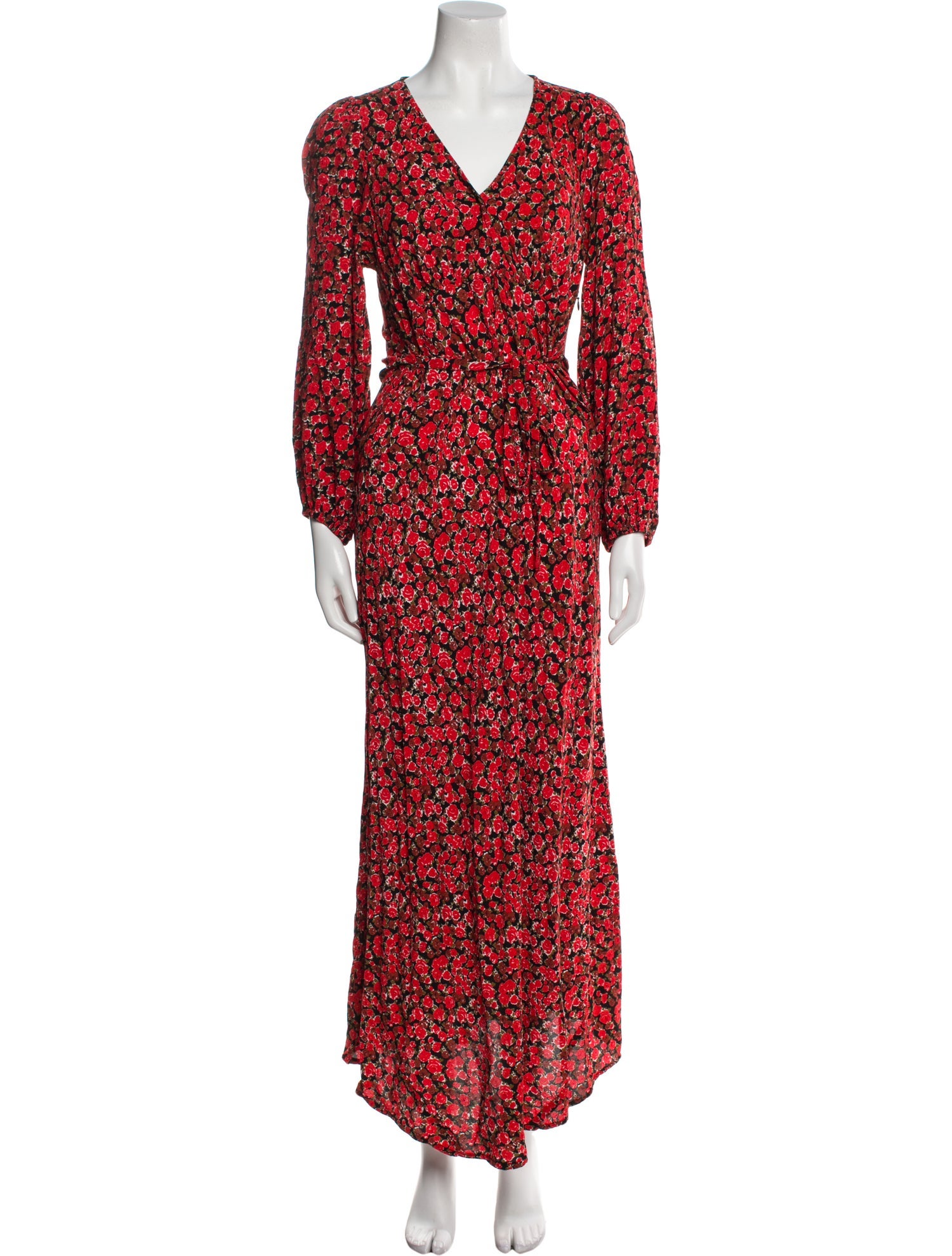 Faithfull The Brand Floral Print Long Dress
