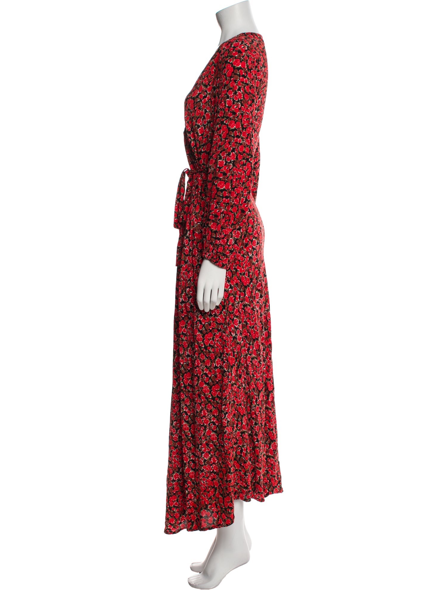 Faithfull The Brand Floral Print Long Dress