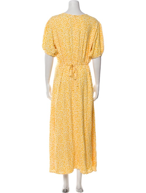 Faithfull The Brand Floral Print Long Dress