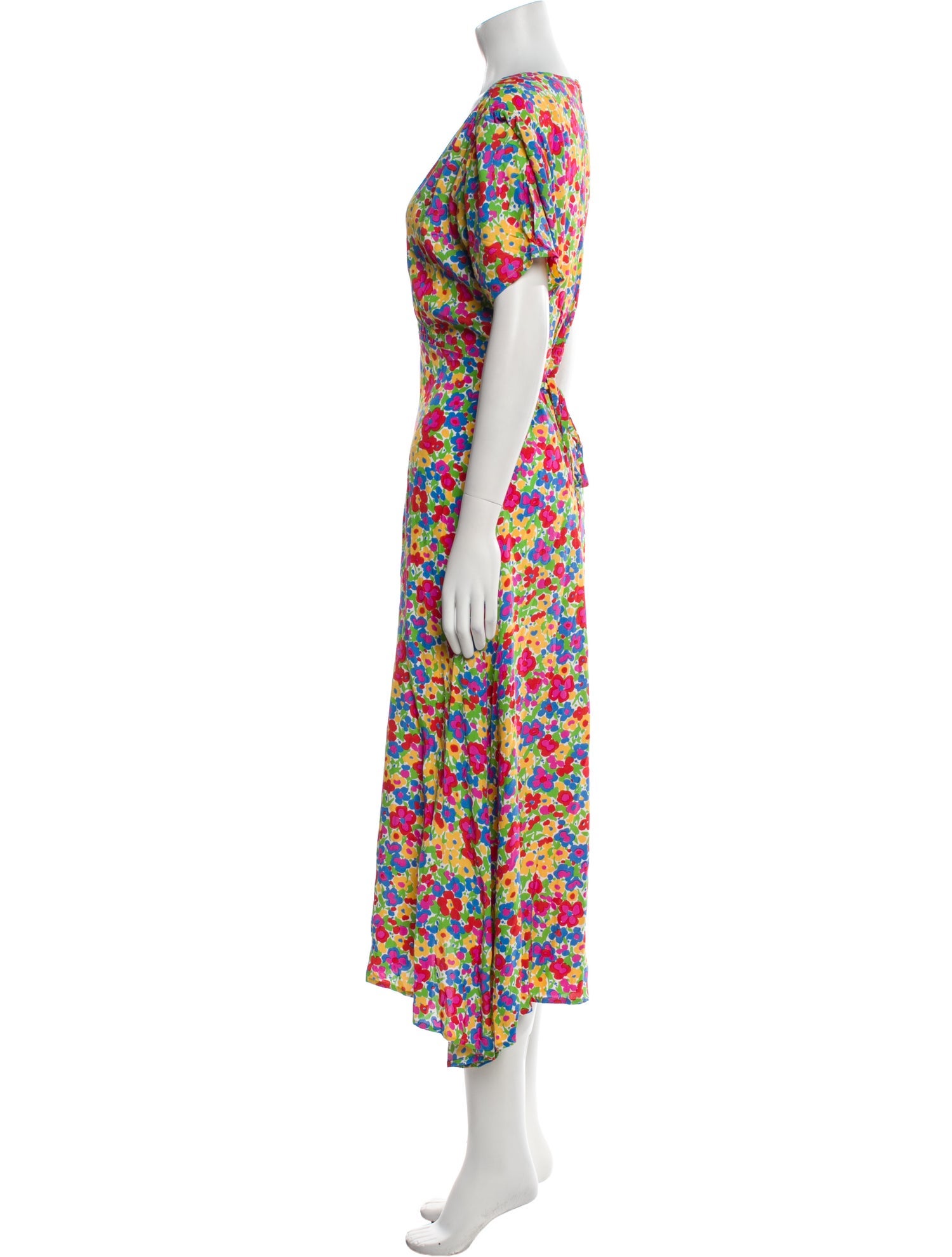 Faithfull The Brand Floral Print Long Dress