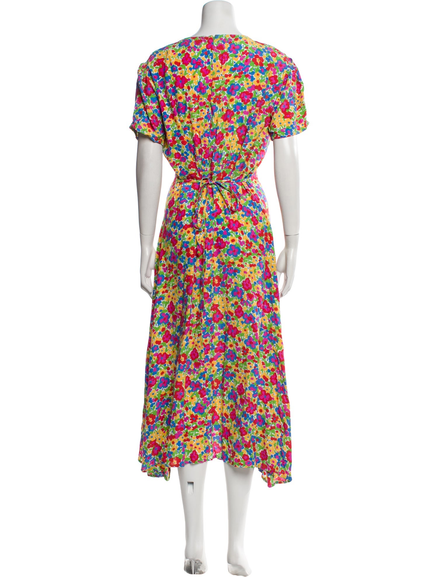 Faithfull The Brand Floral Print Long Dress