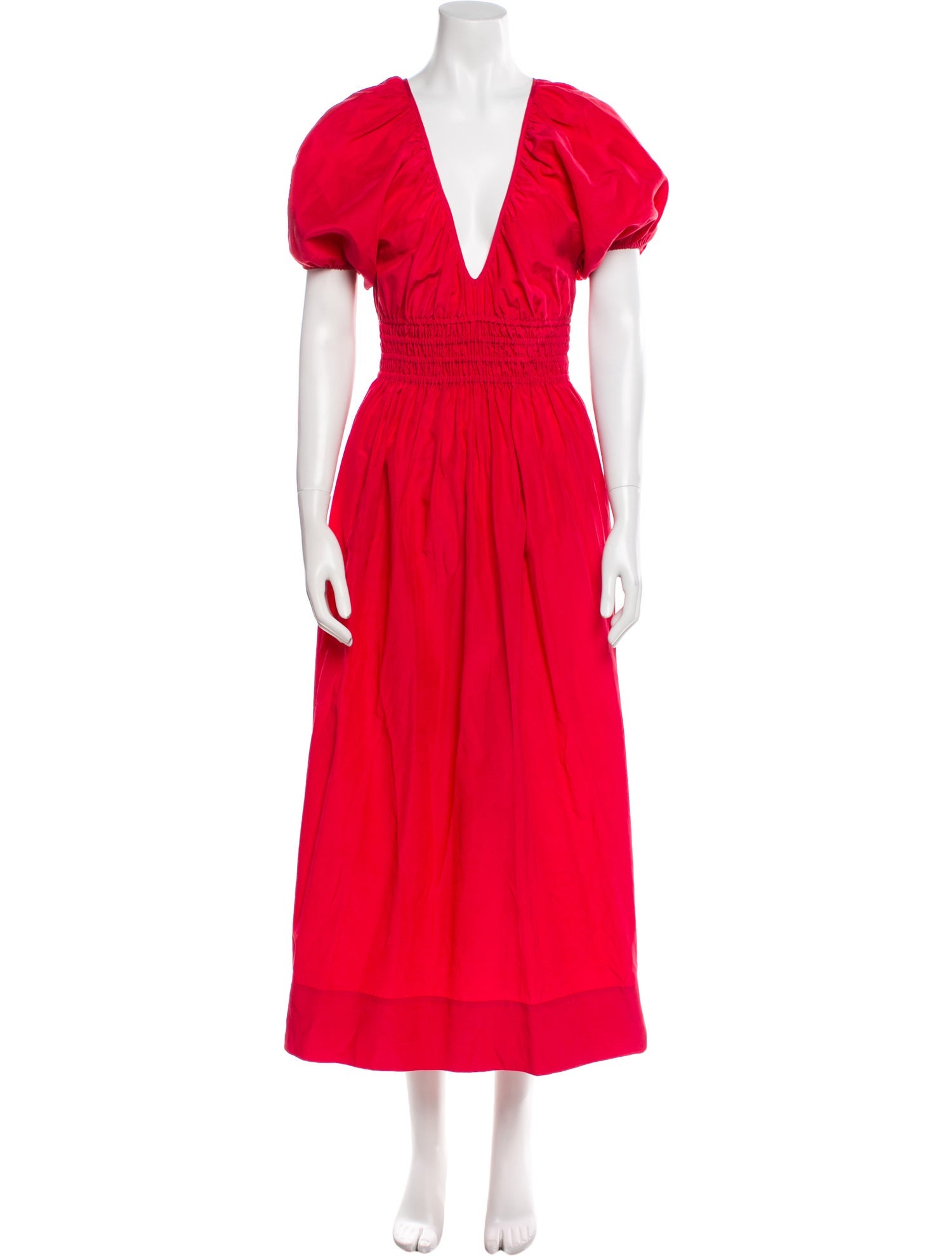 Faithfull The Brand V-Neck Long Dress