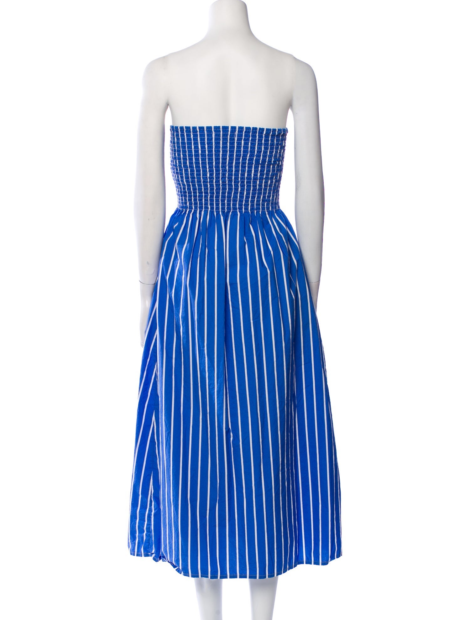 Faithfull The Brand Striped Midi Length Dress