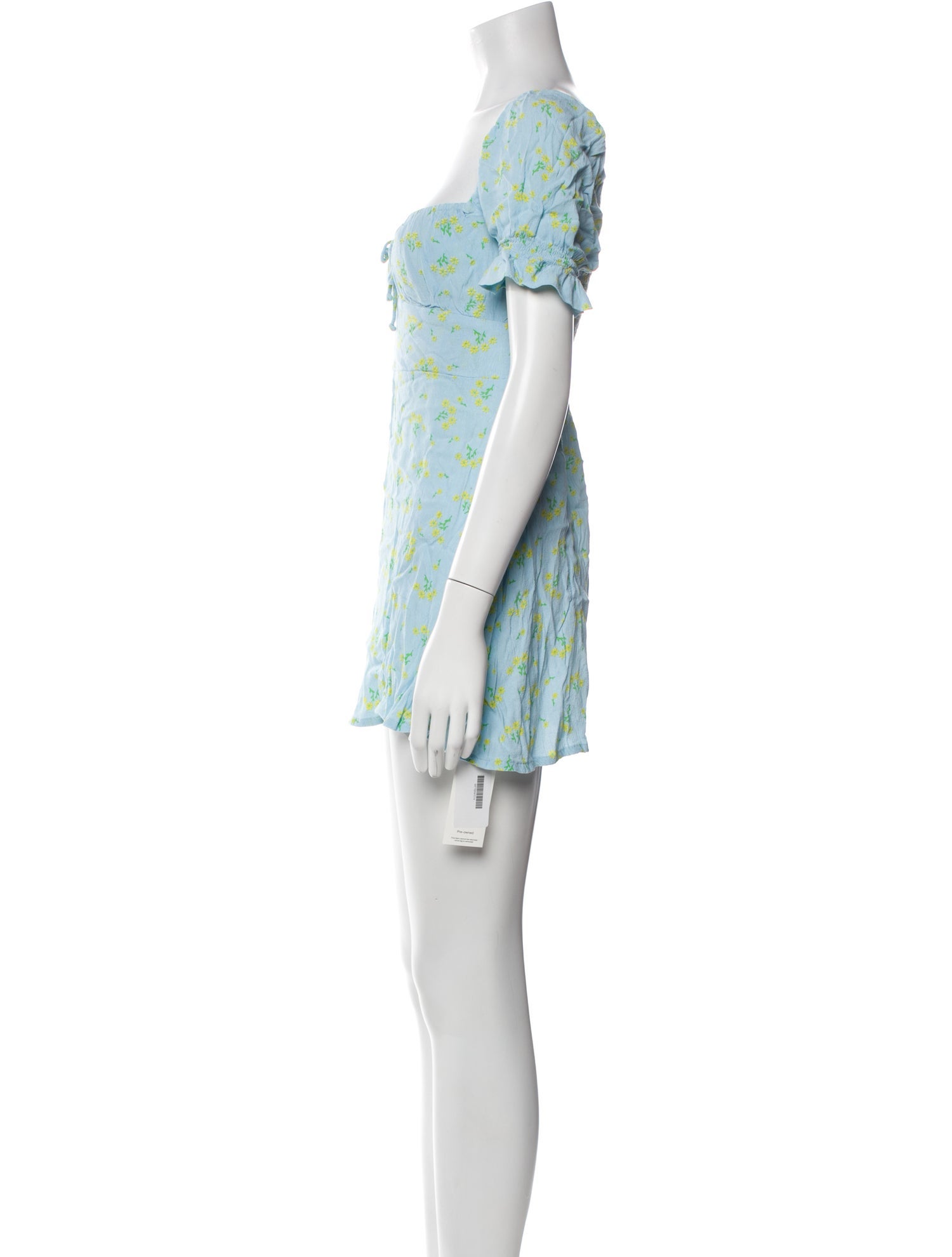 Faithfull The Brand Floral Print Mini Dress