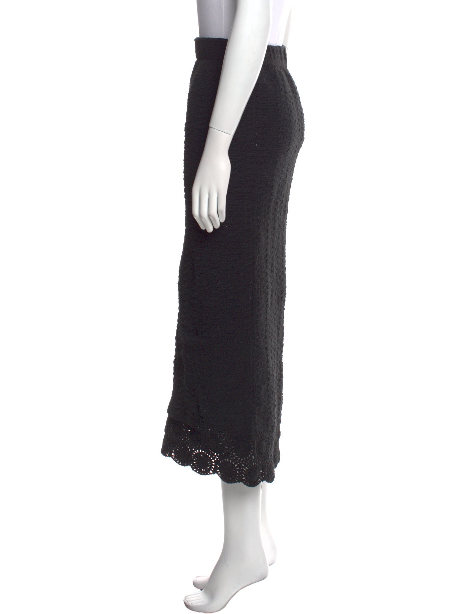 Faithfull The Brand Embroidered Accent Midi Length Skirt w/ Tags