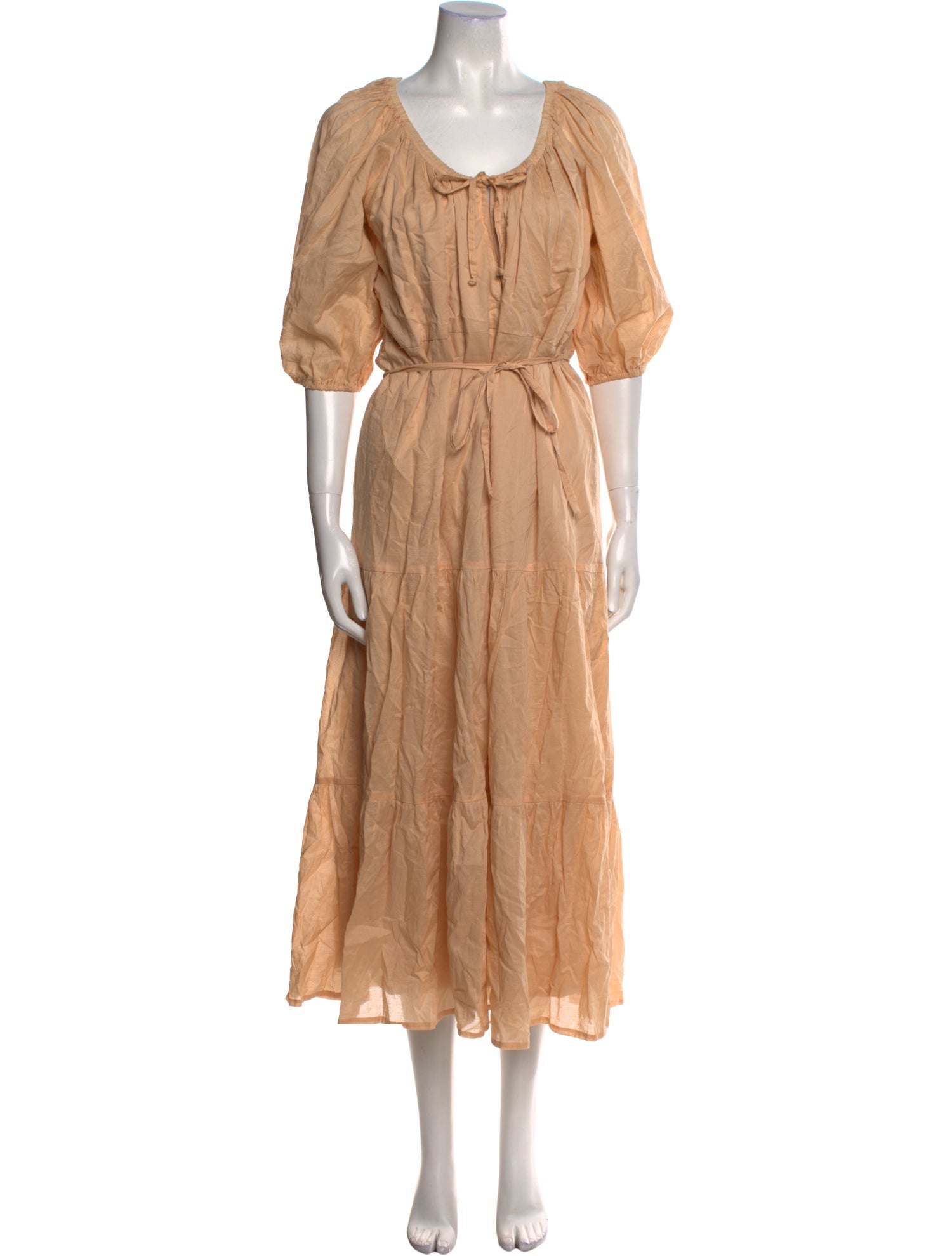 Faithfull The Brand Scoop Neck Long Dress